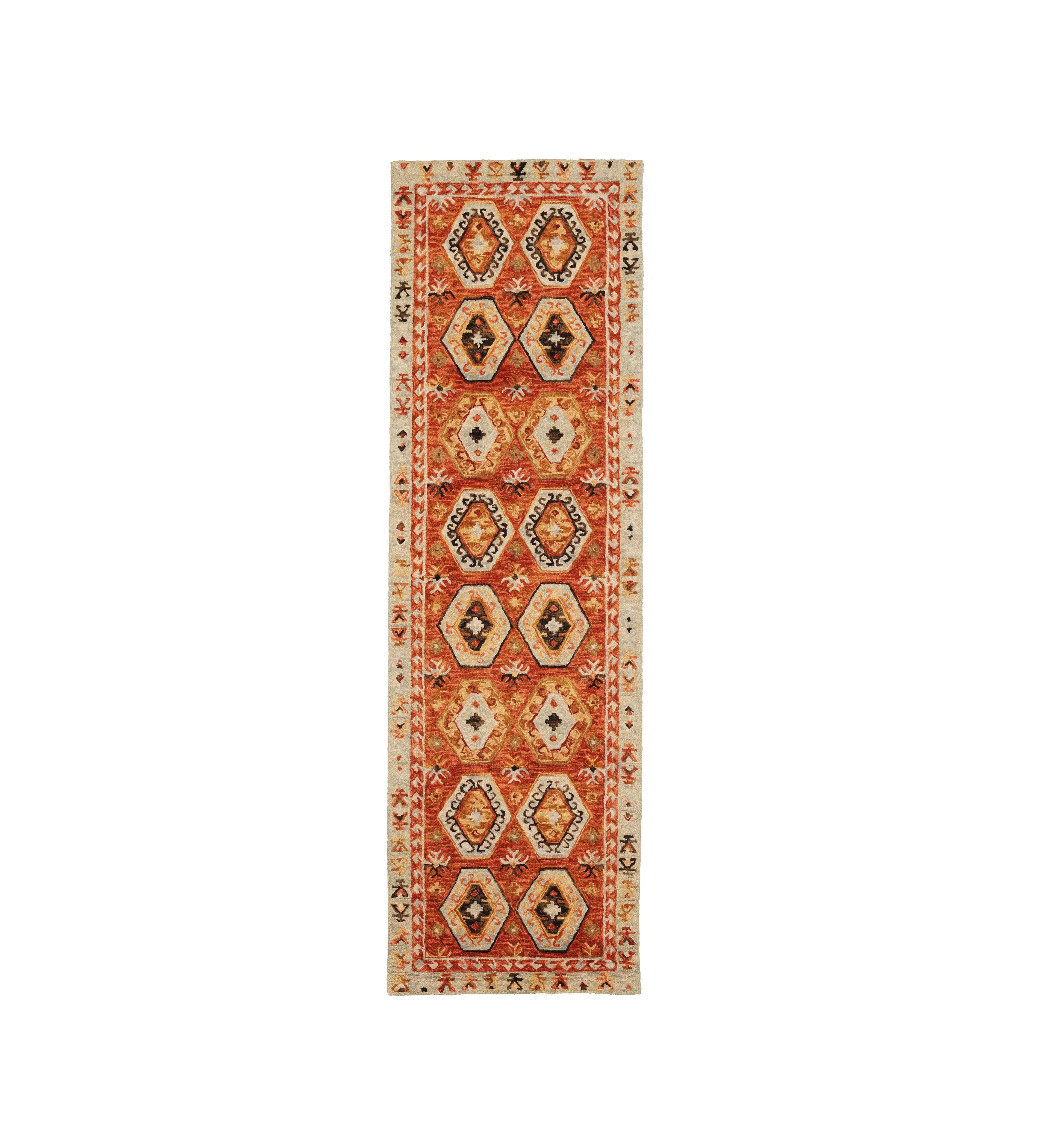 Hand-Tufted Runner - Multi, Wool image