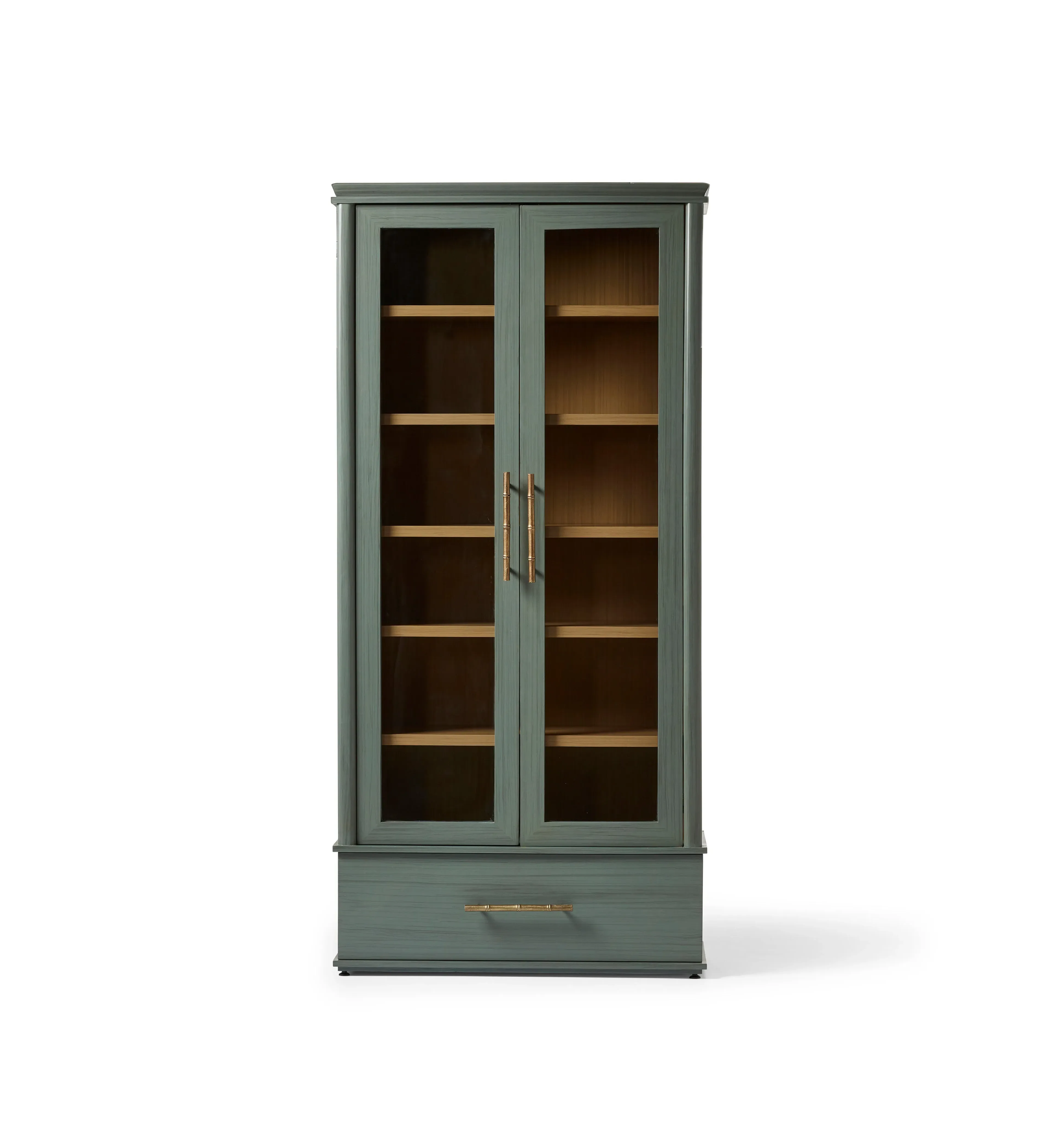 Herbert Cabinet with Shelves - Seafoam