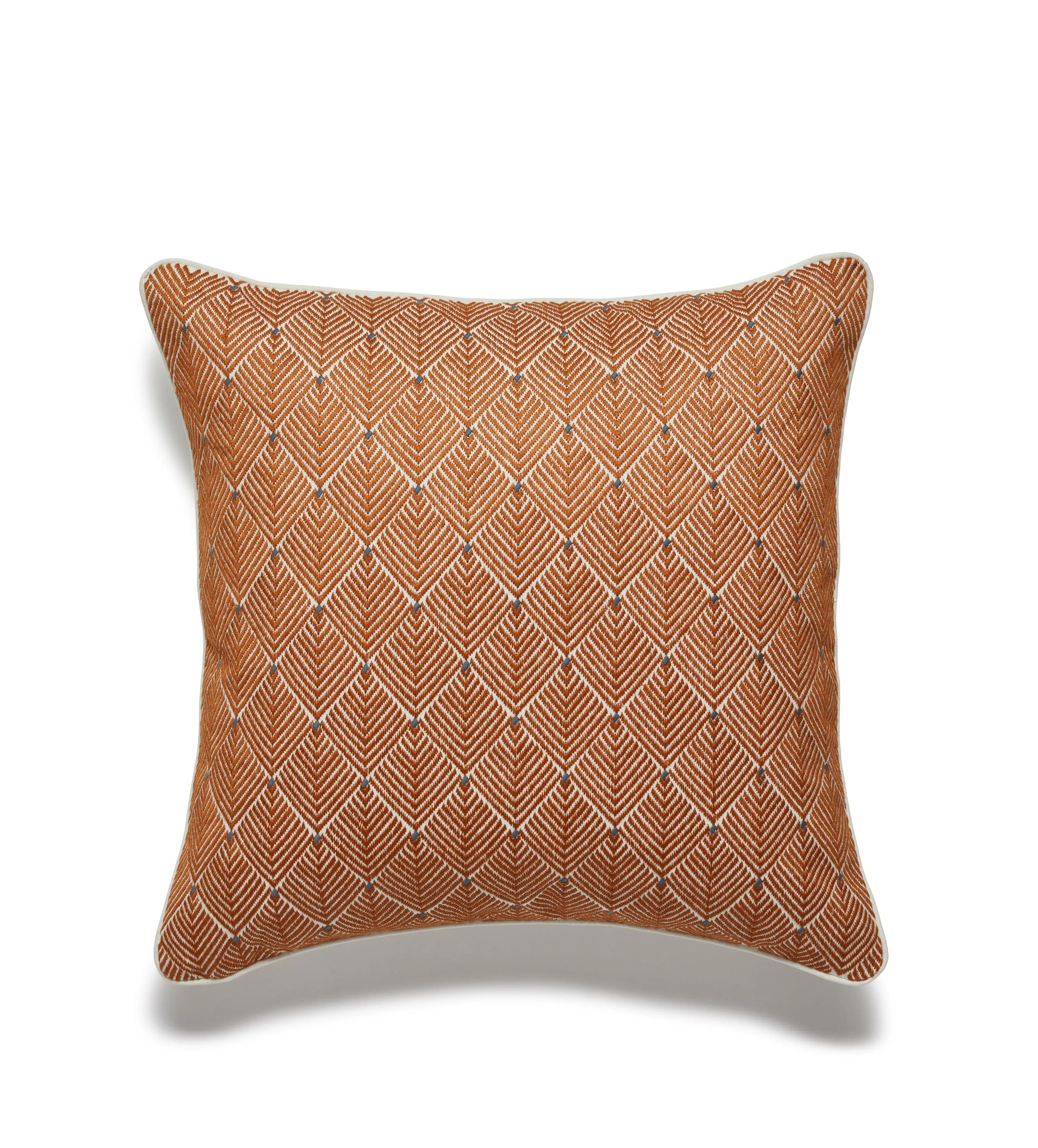 Hirkani Dot Cushion Cover - Dirty Orange