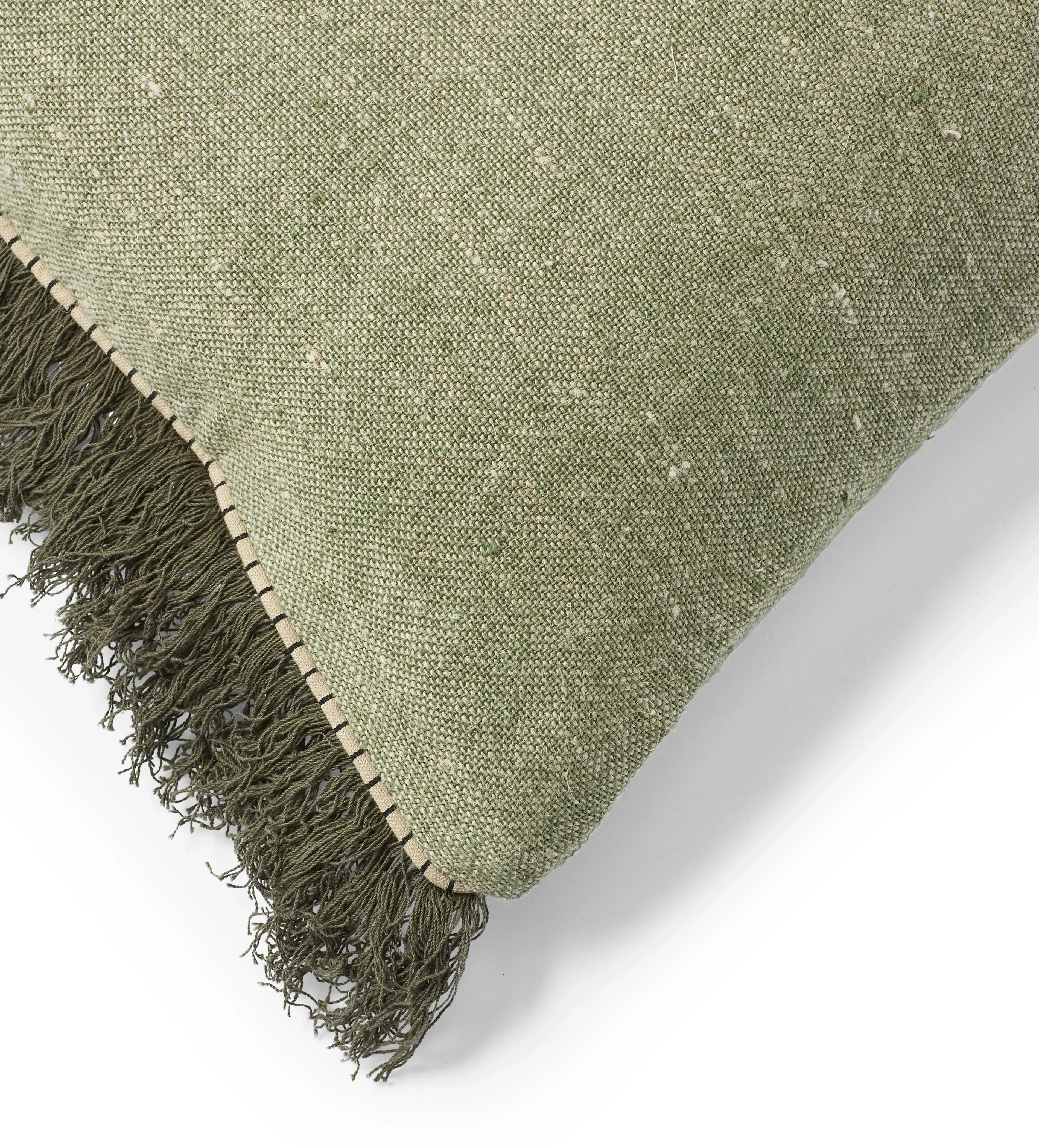 Kinara Cushion Cover - Grass, Linen