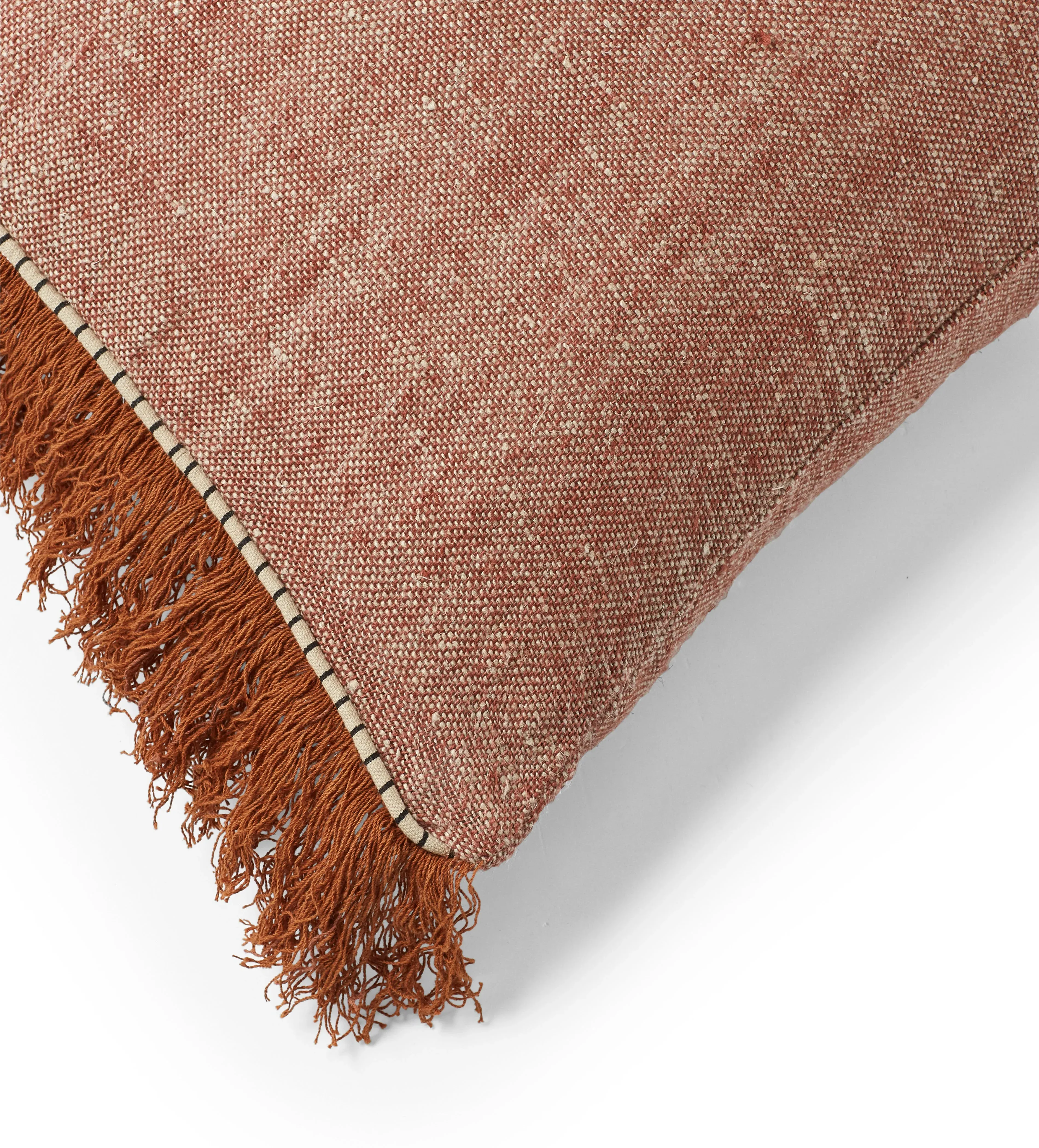 Kinara Cushion Cover - Rust, Linen