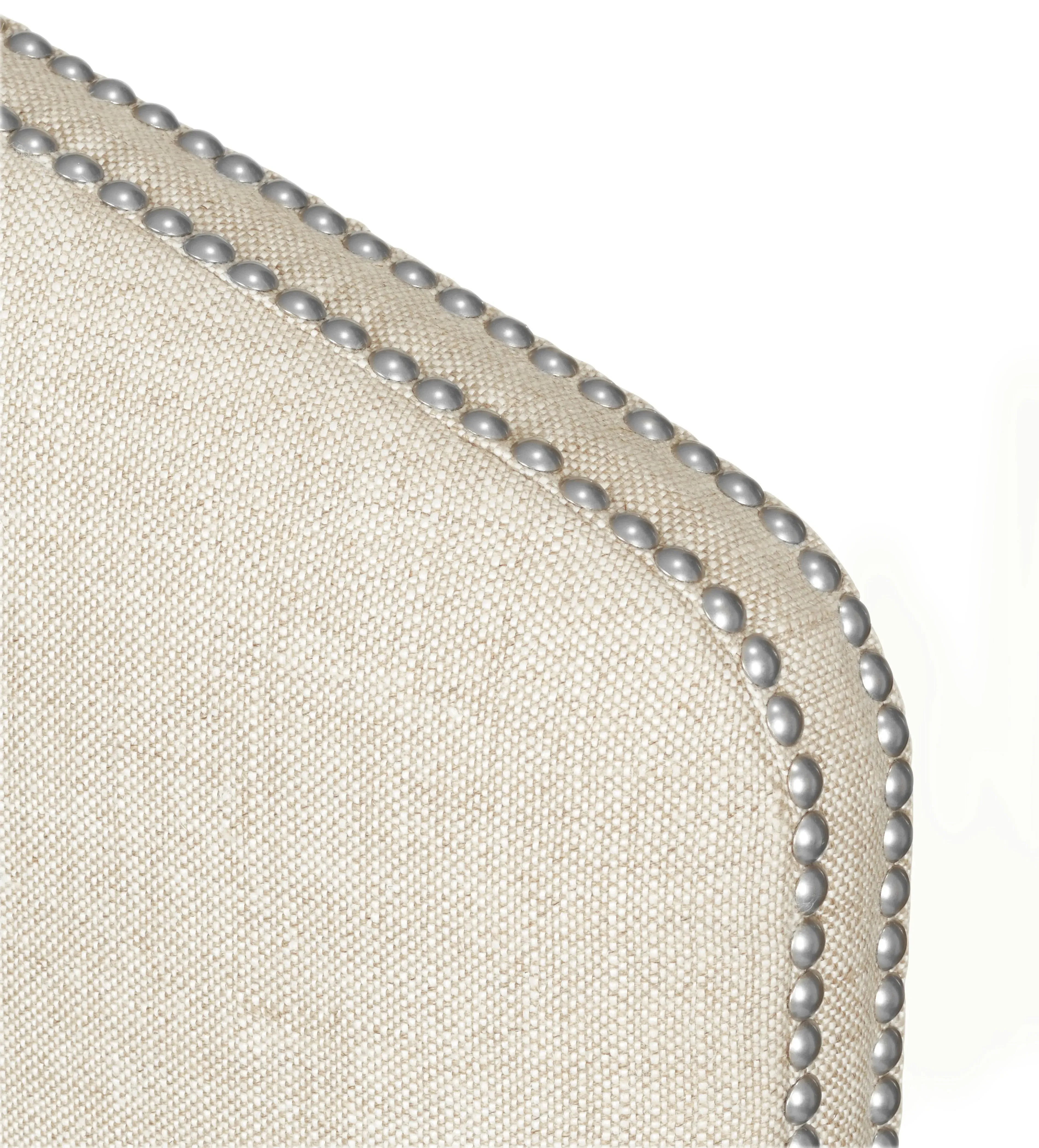 King Size Arch Headboard - Natural, Linen