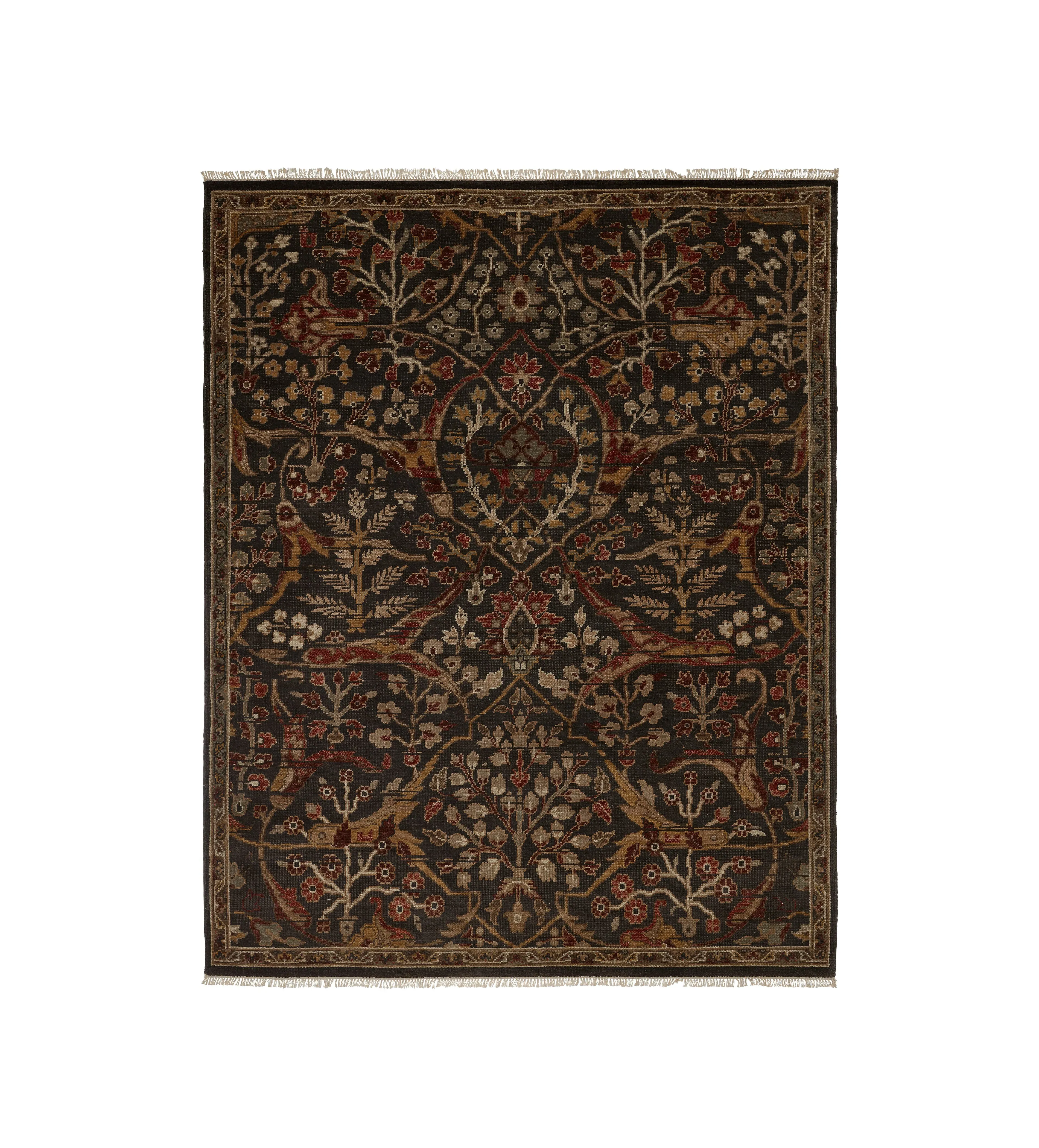 Large Area Rug Hand-Knotted - Multi, Wool image