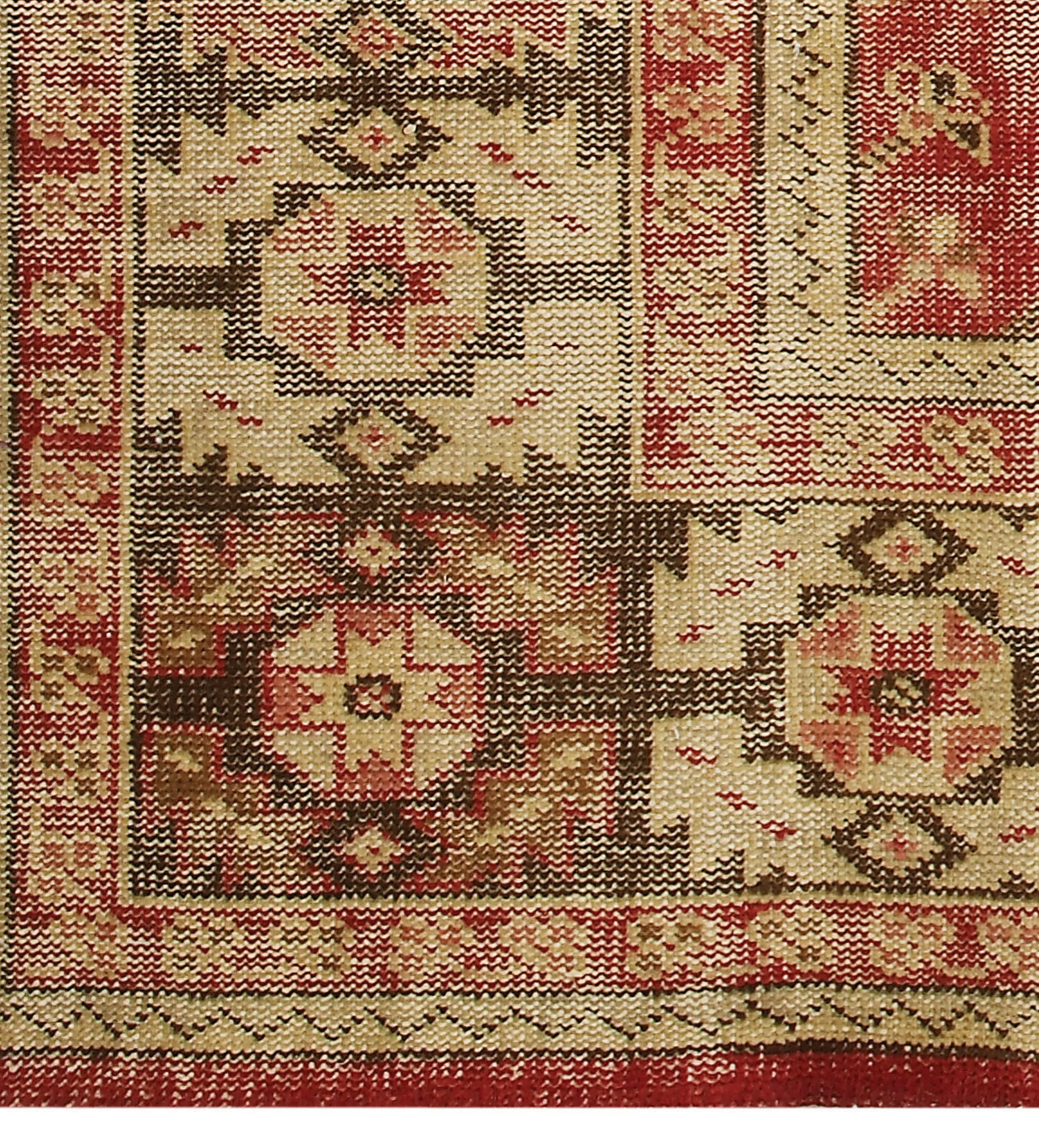 Large Area Rug Vintage Style - Red, Woven
