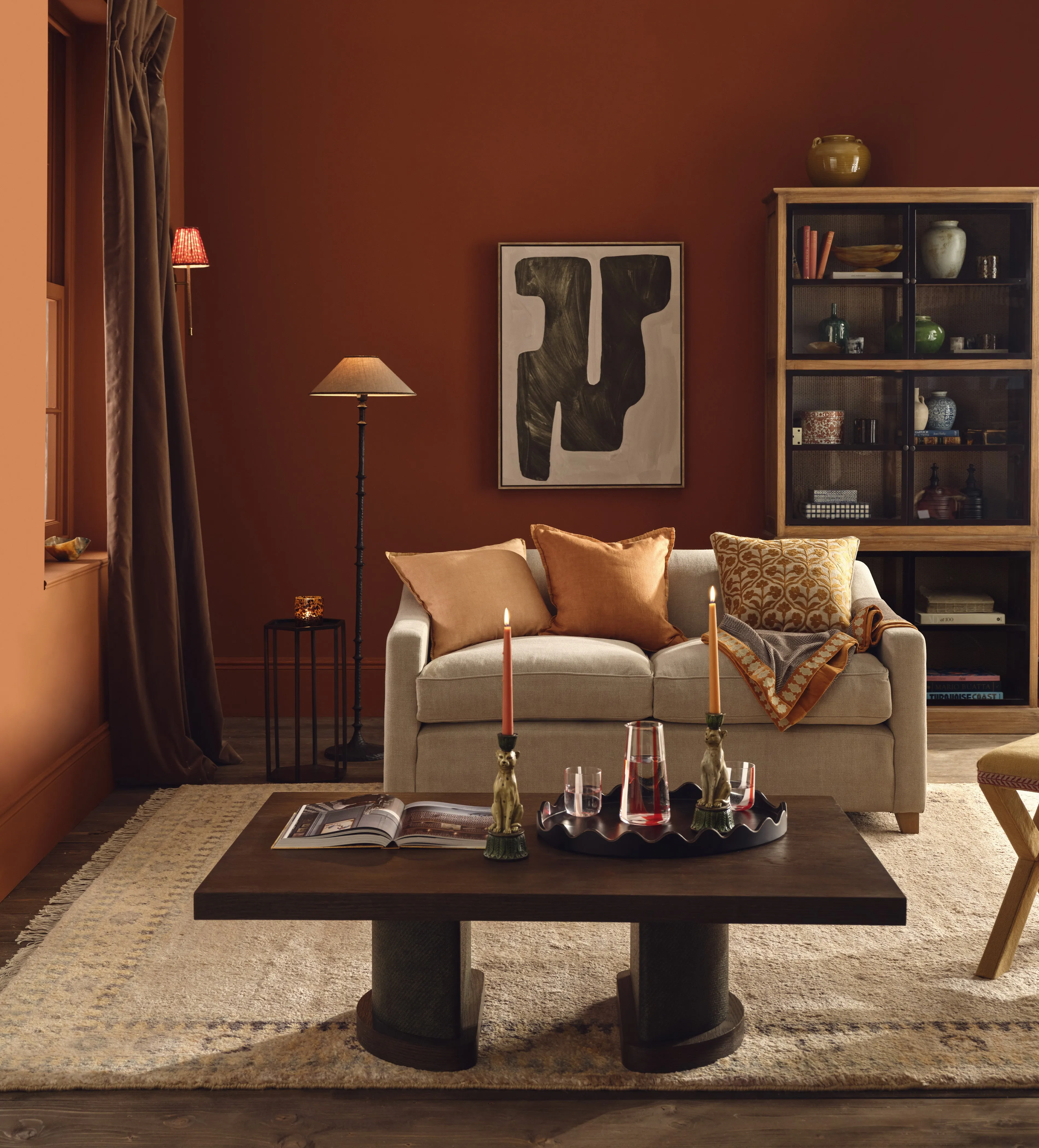 Large Area Rug with Fringe - Natural, Jute