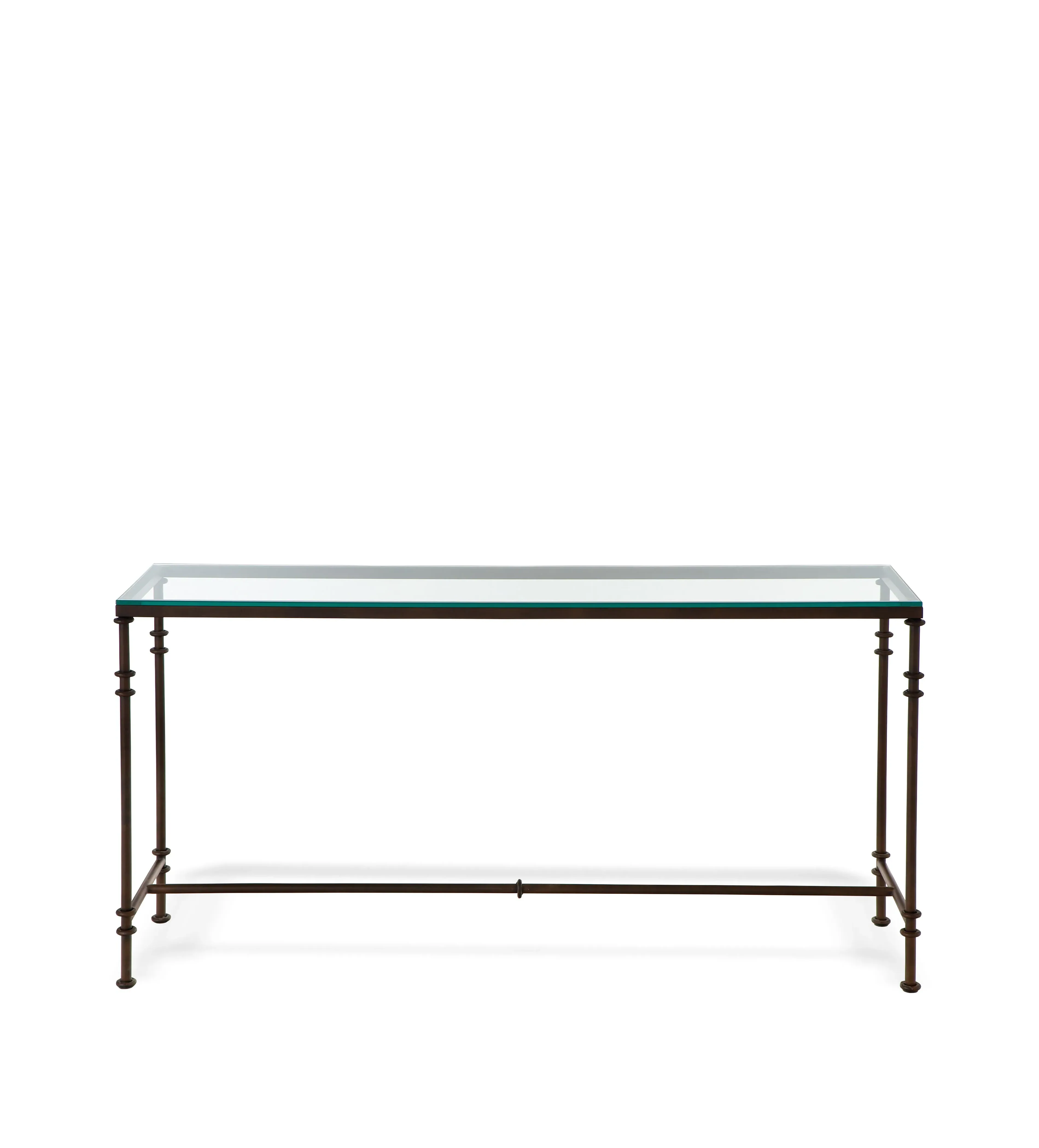 Large Console Table - Black, Glass image