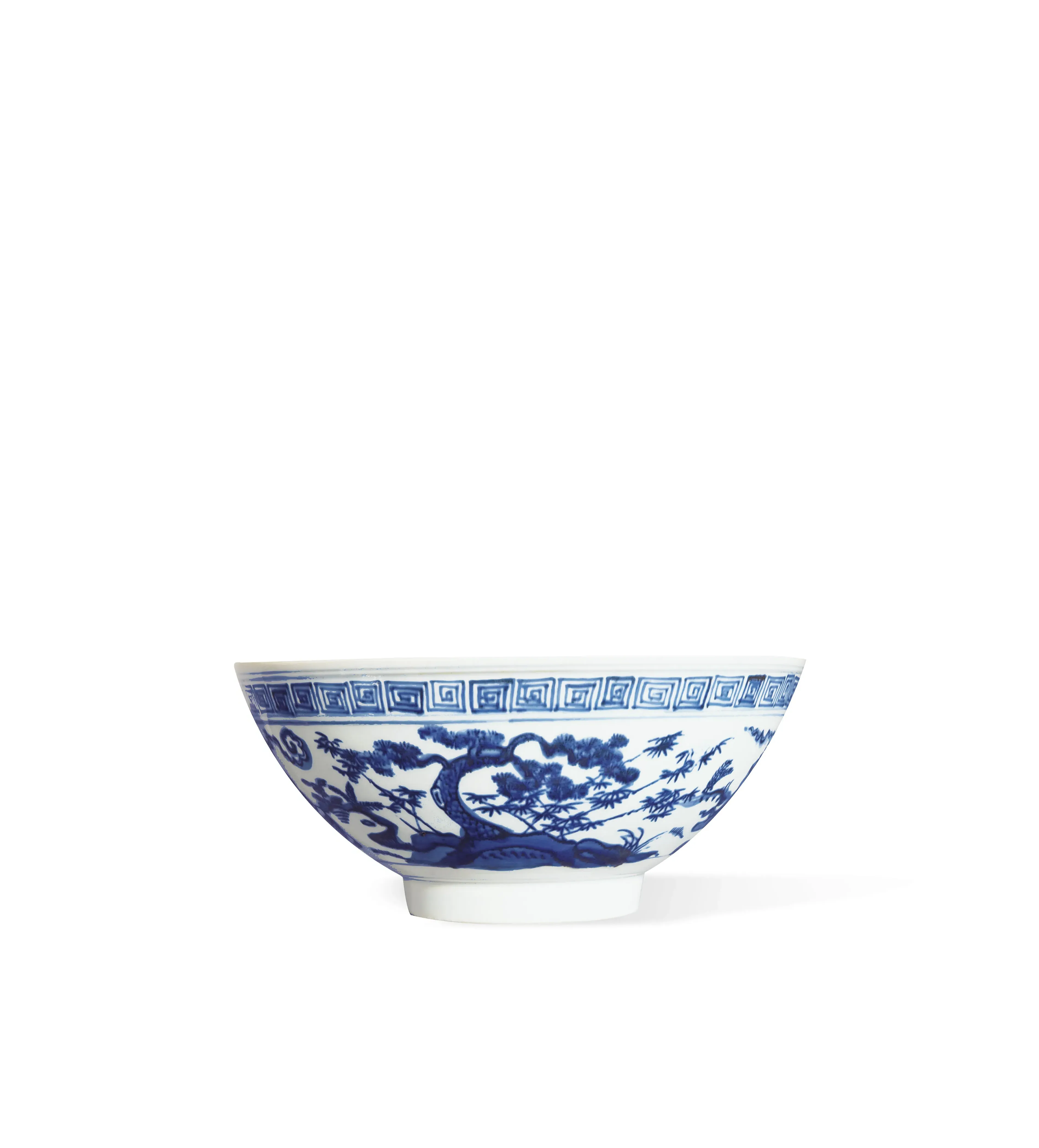Large Deep Bowl - Blue/White, Ceramic image