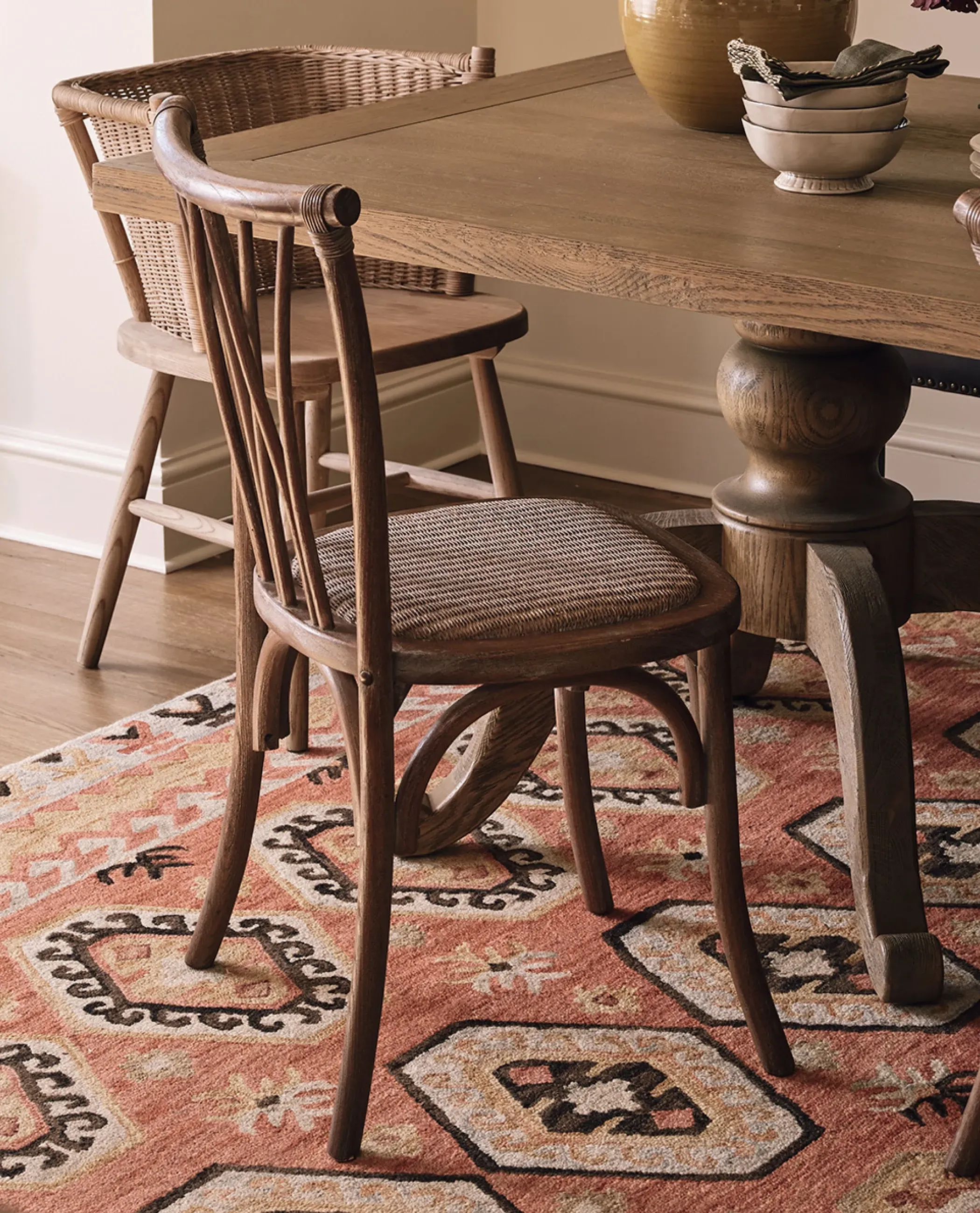 Large Hand-Tufted Rug - Multi, Wool