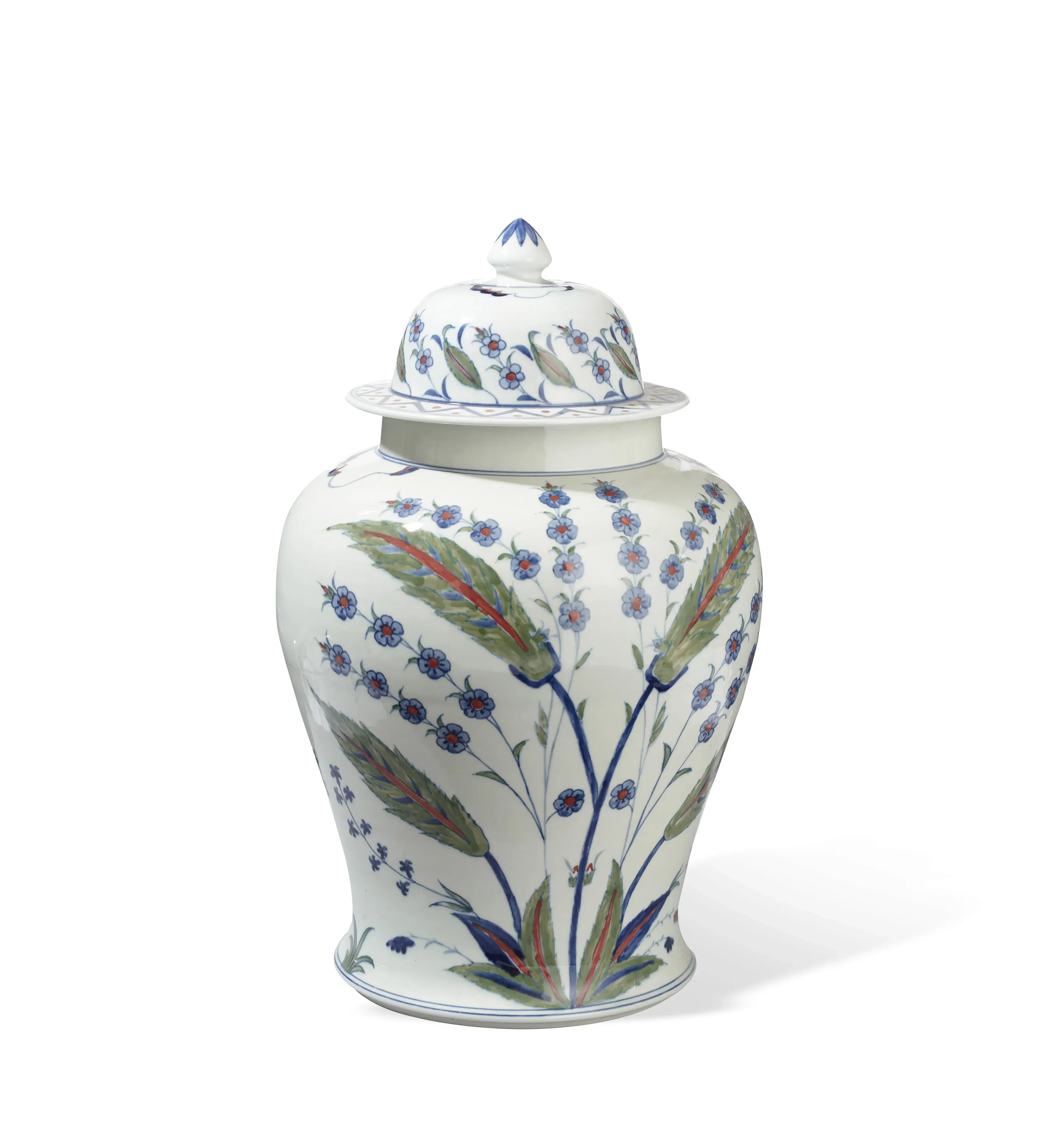 Large Lidded Jar - Multi, Decorative image