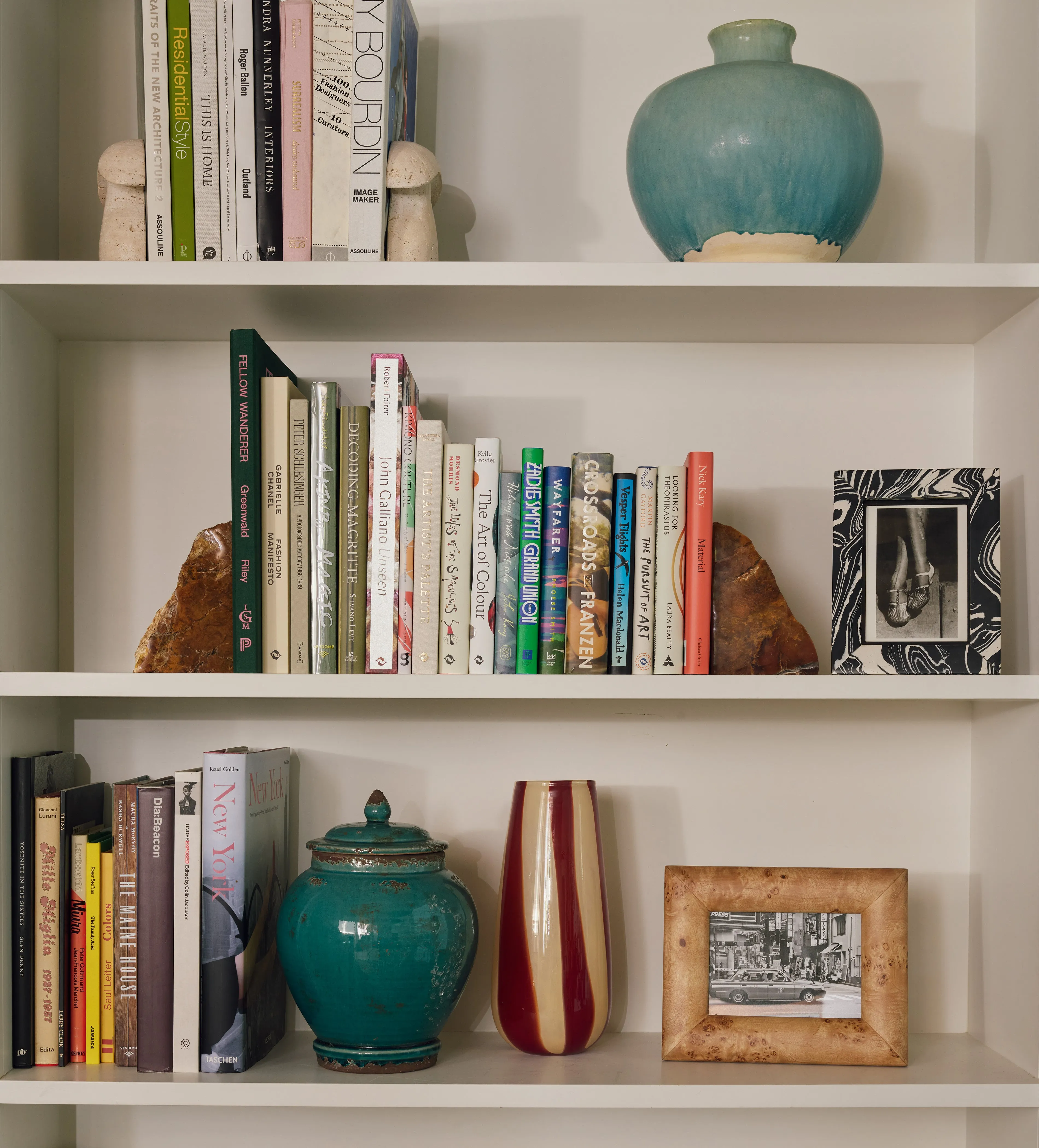 Large Picture Frame - Black/White, Marble