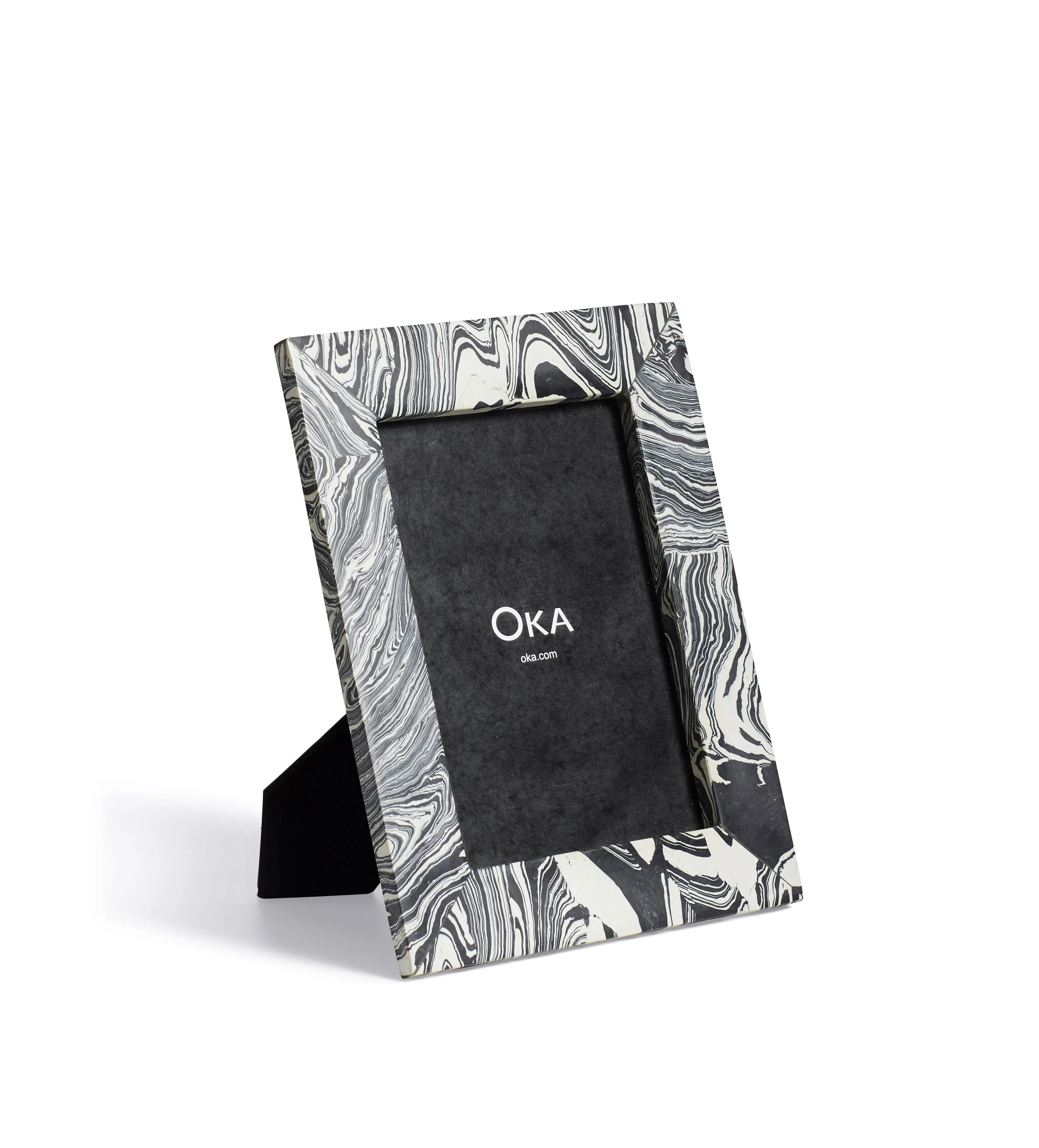 Large Picture Frame - Black/White, Marble