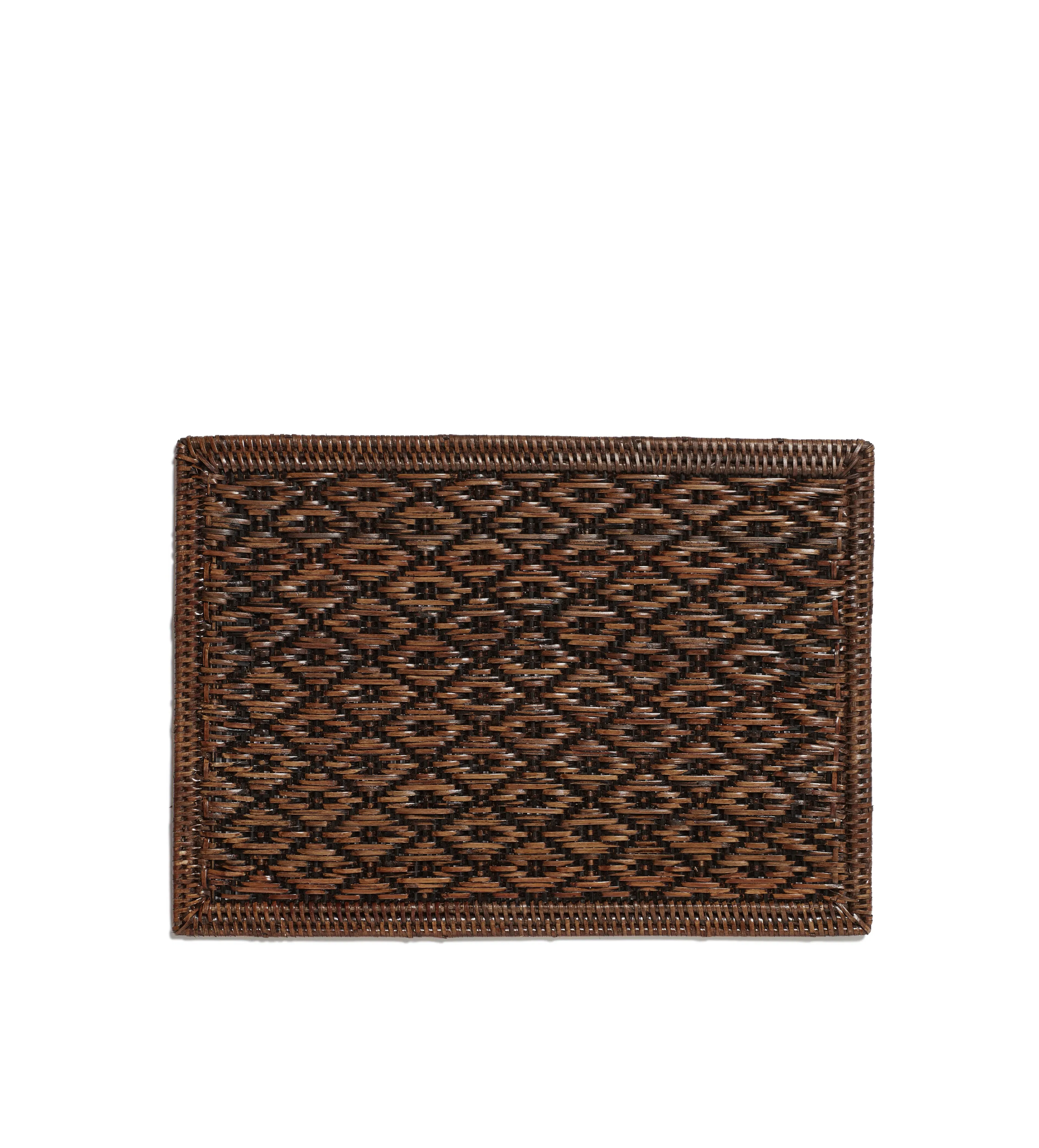 Large Rattan Placemat - Antique Brown image