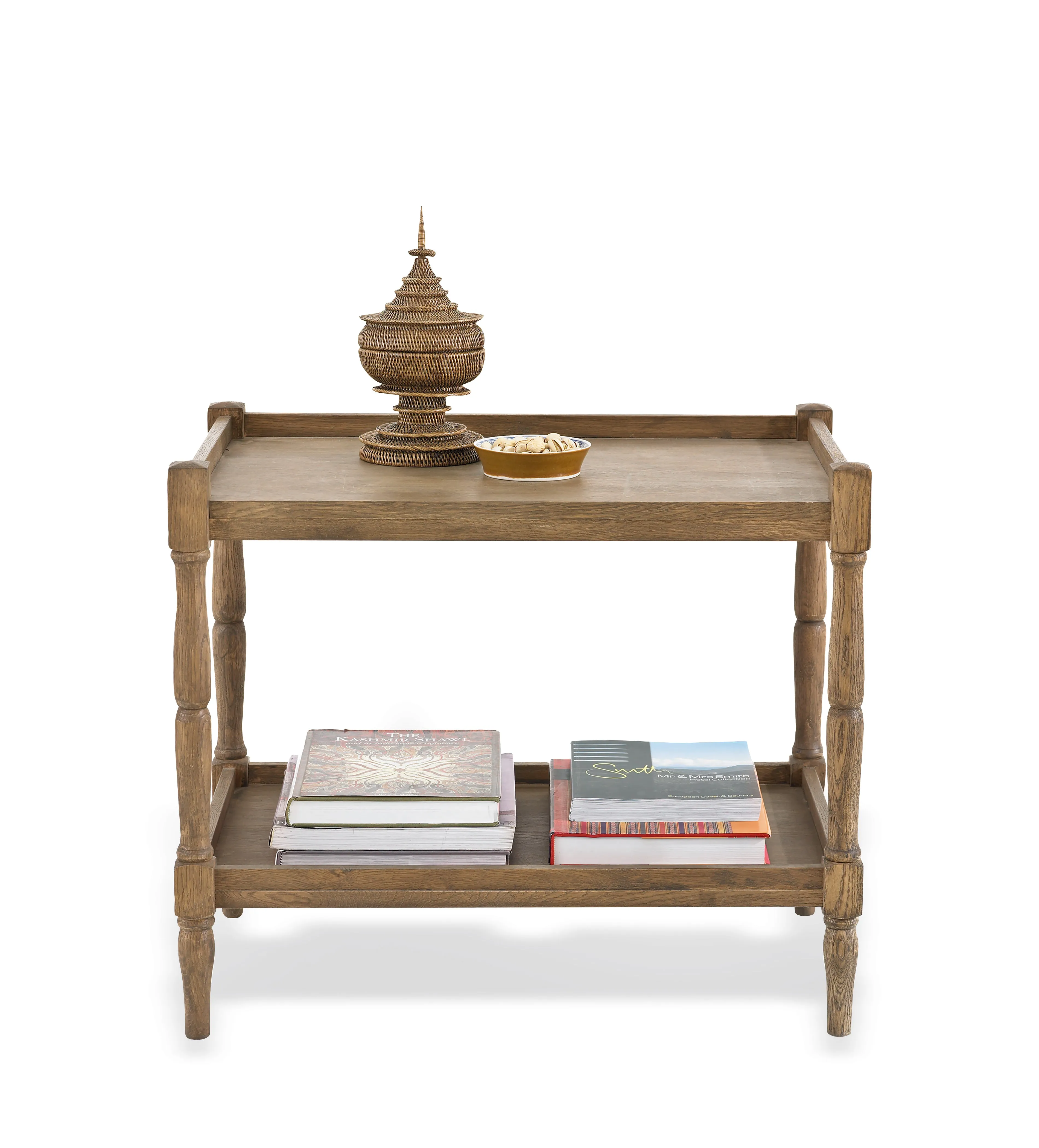 Large Side Table - Weathered Oak, Wood