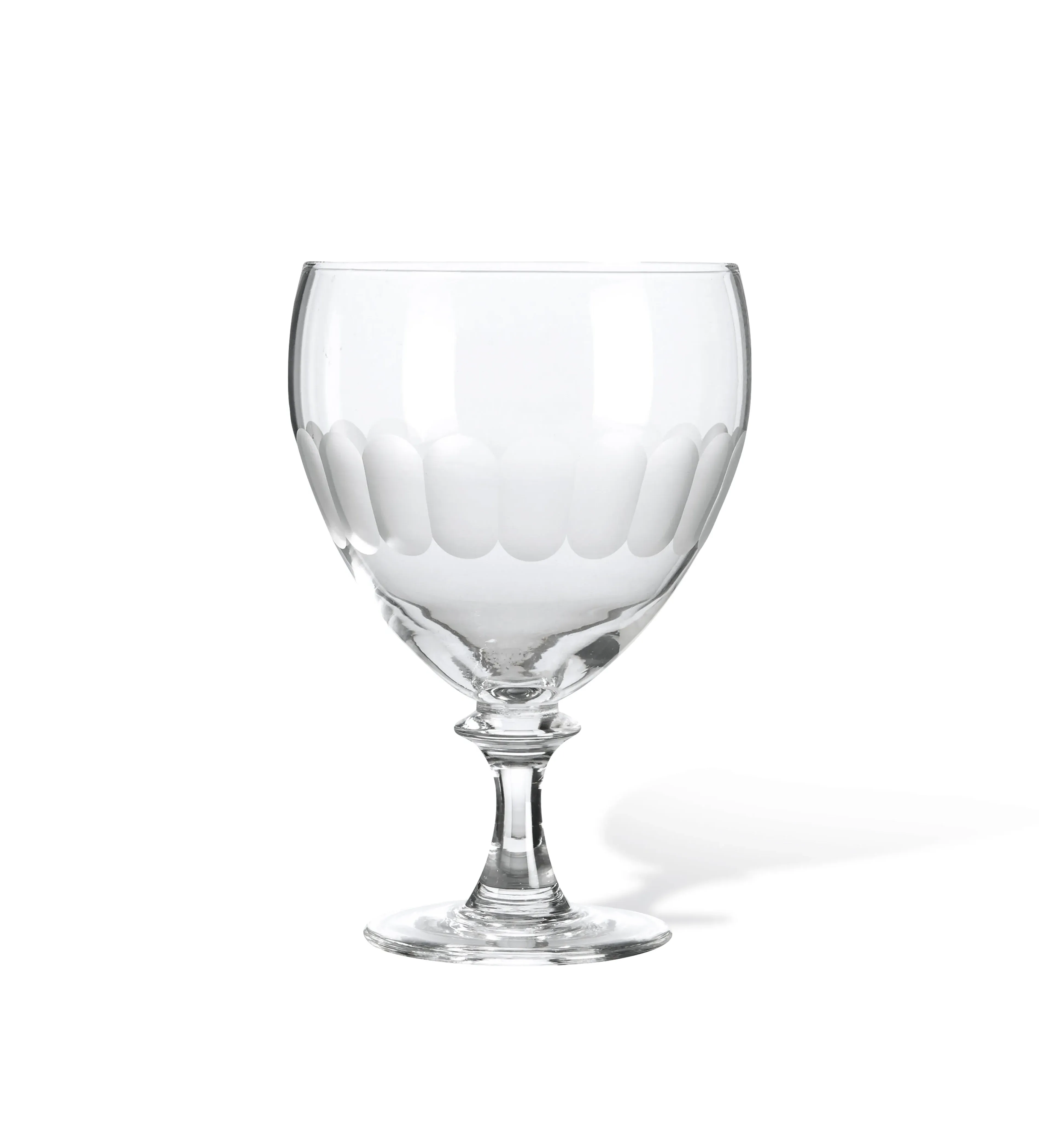 Large Wine Goblets Set of 4 - Clear Glass