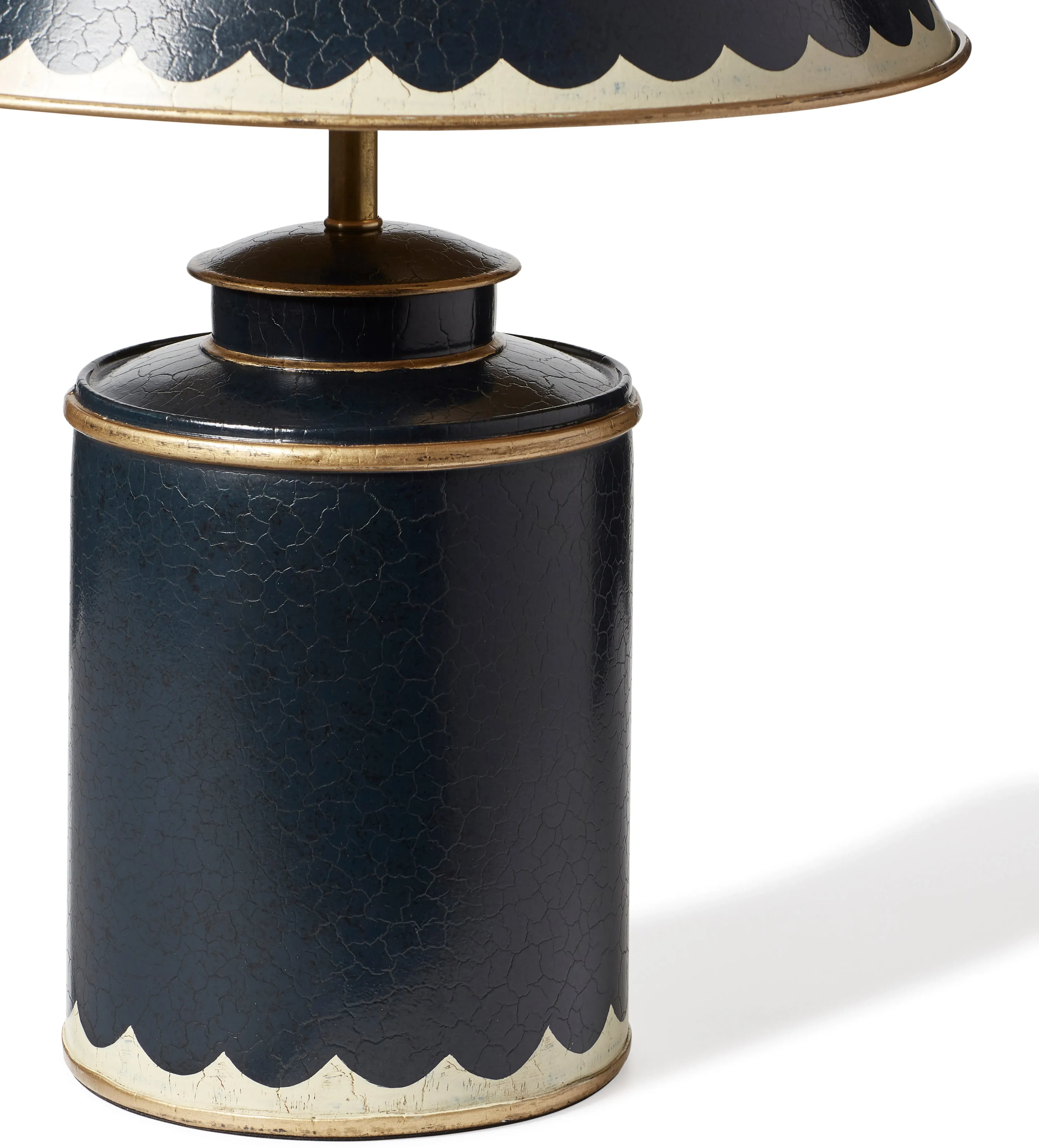 Lastura Table Lamp with Shade - Blue, Iron