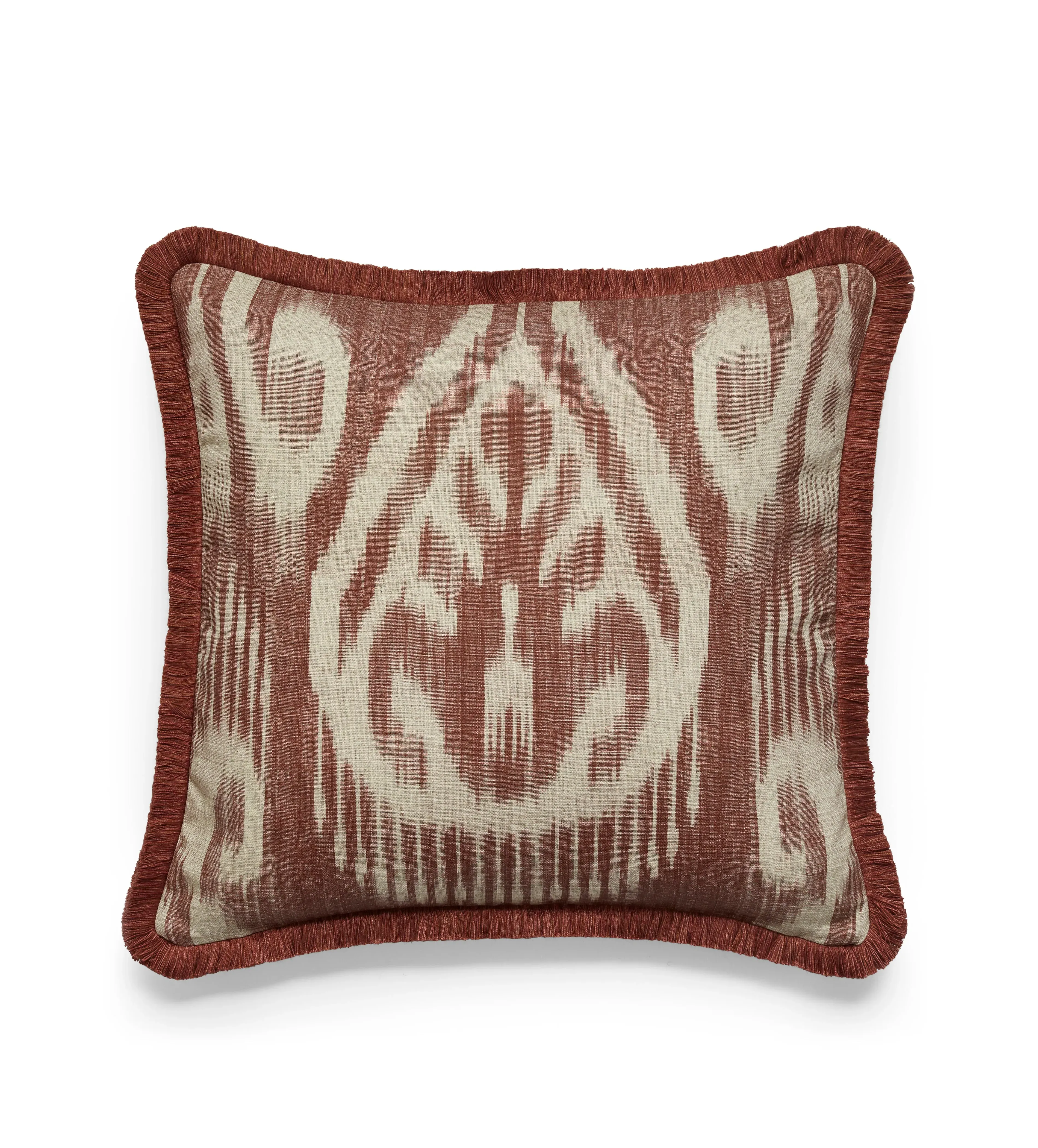 Lillian Cushion Cover - Warm Red, Cotton Hemp