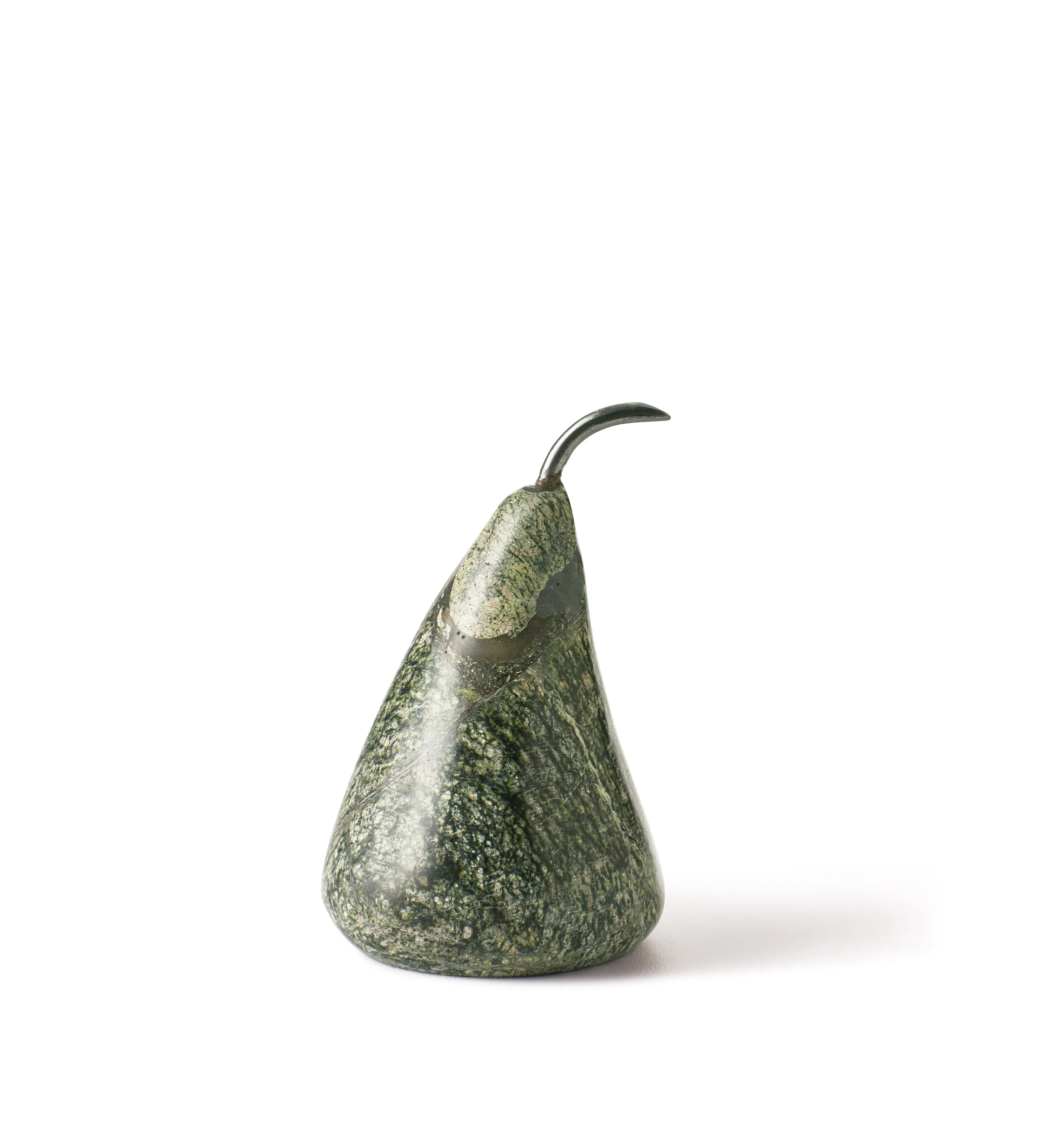 Marble Pear Ornament - Distressed Green image