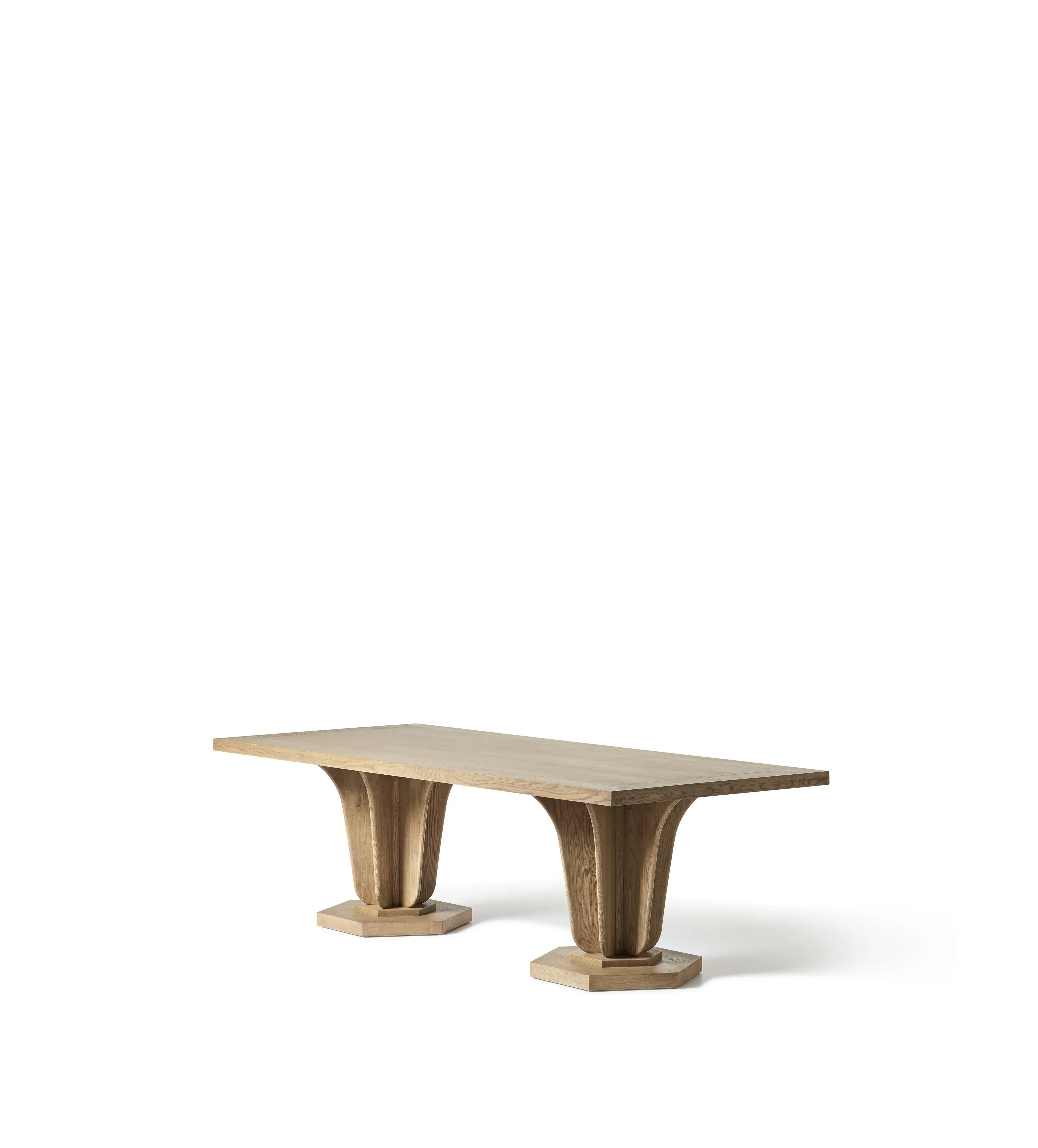 Medium Rectangular Dining Table - Weathered Oak