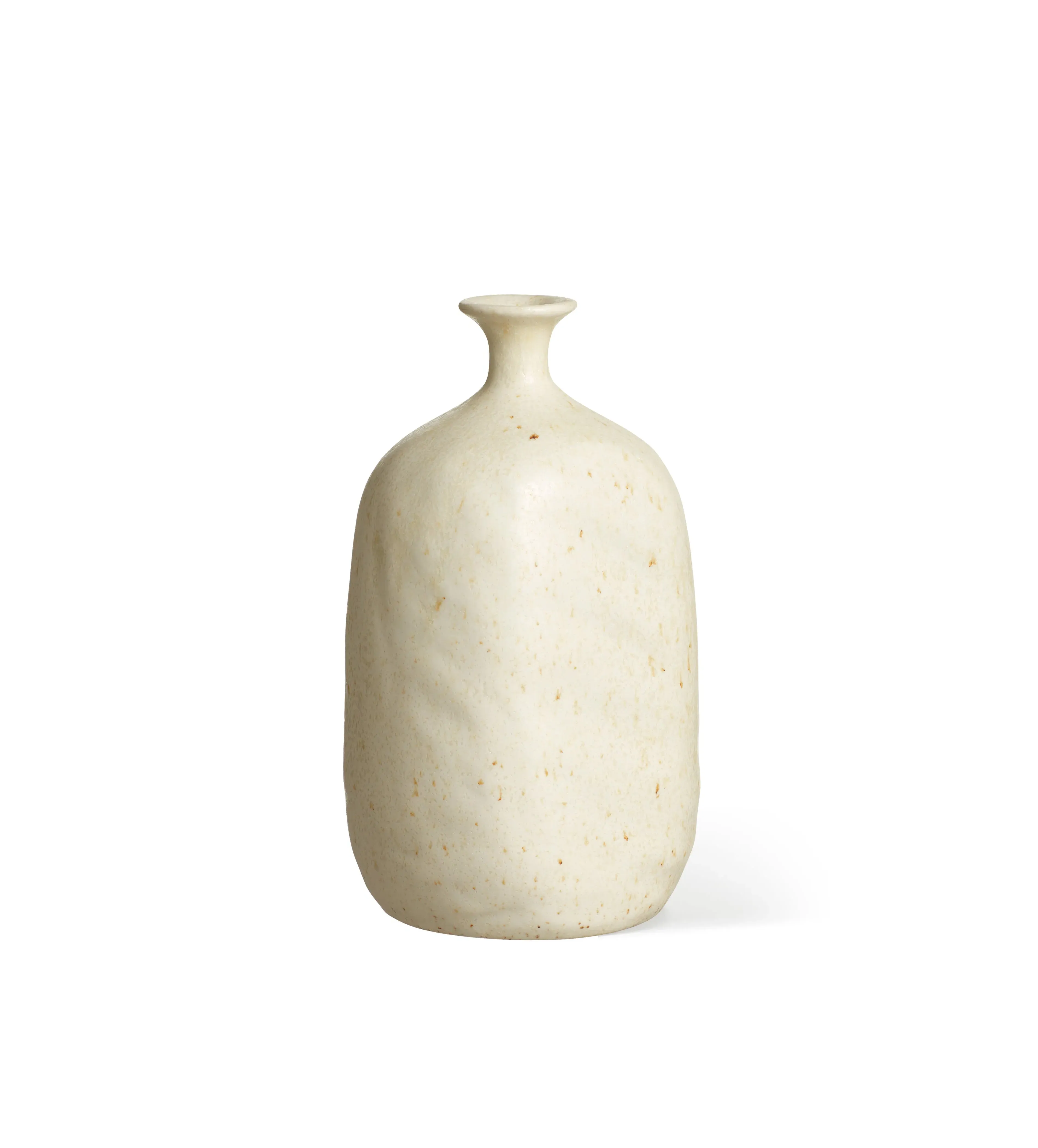 Medium Speckled Vase - Off-White, Ceramic image