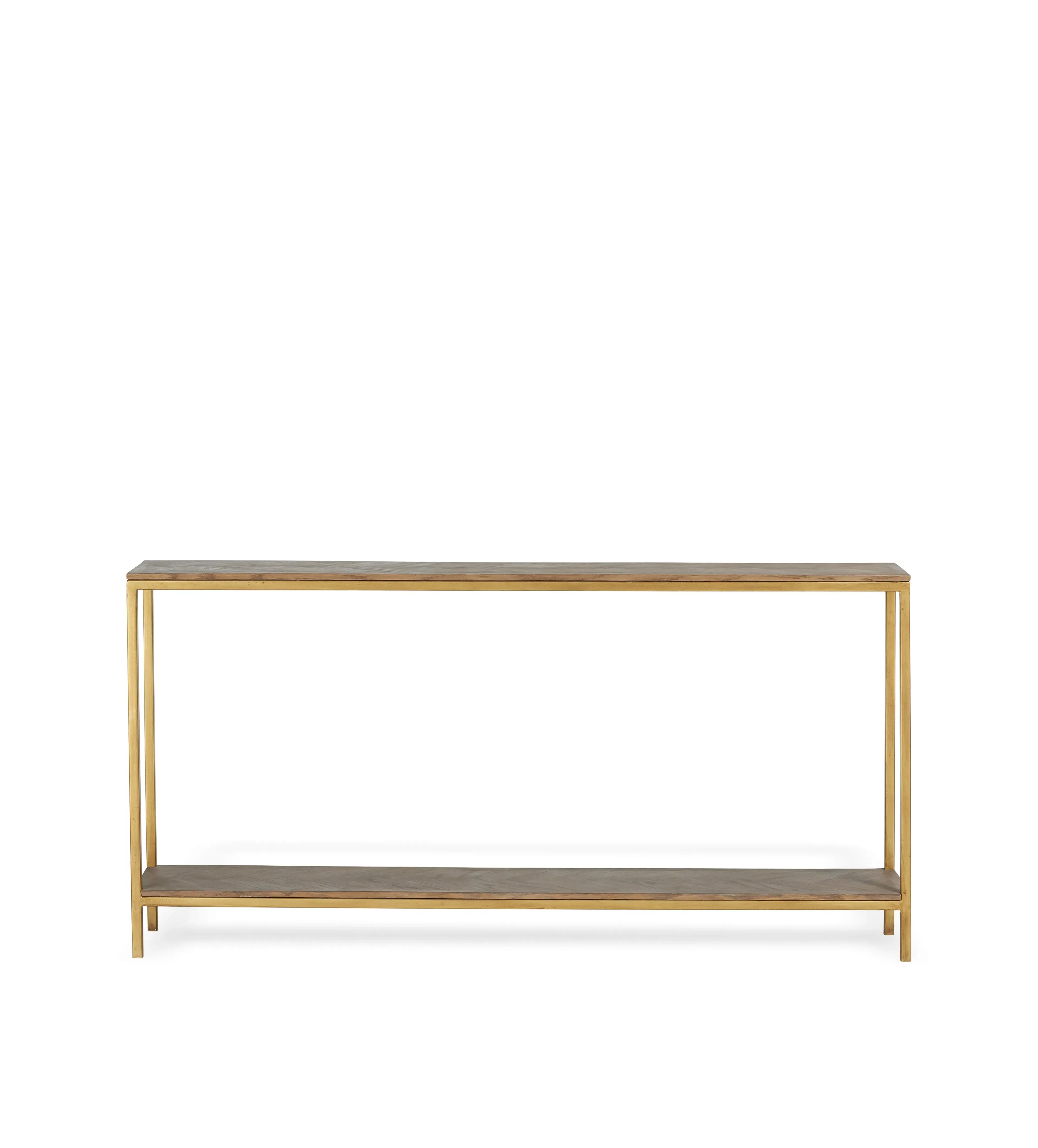Narrow Console Table - Natural, Wood