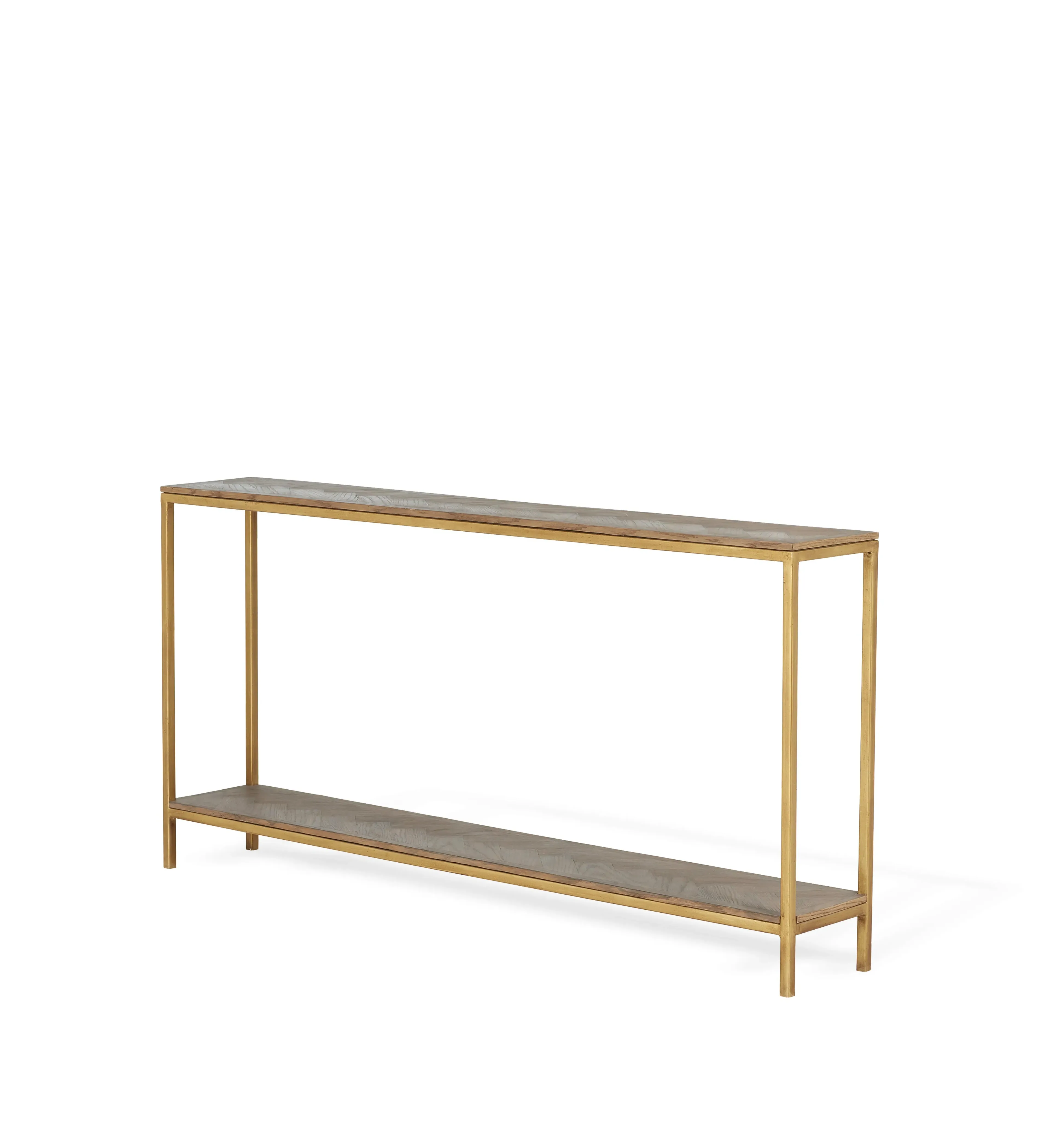 Narrow Console Table - Natural, Wood image
