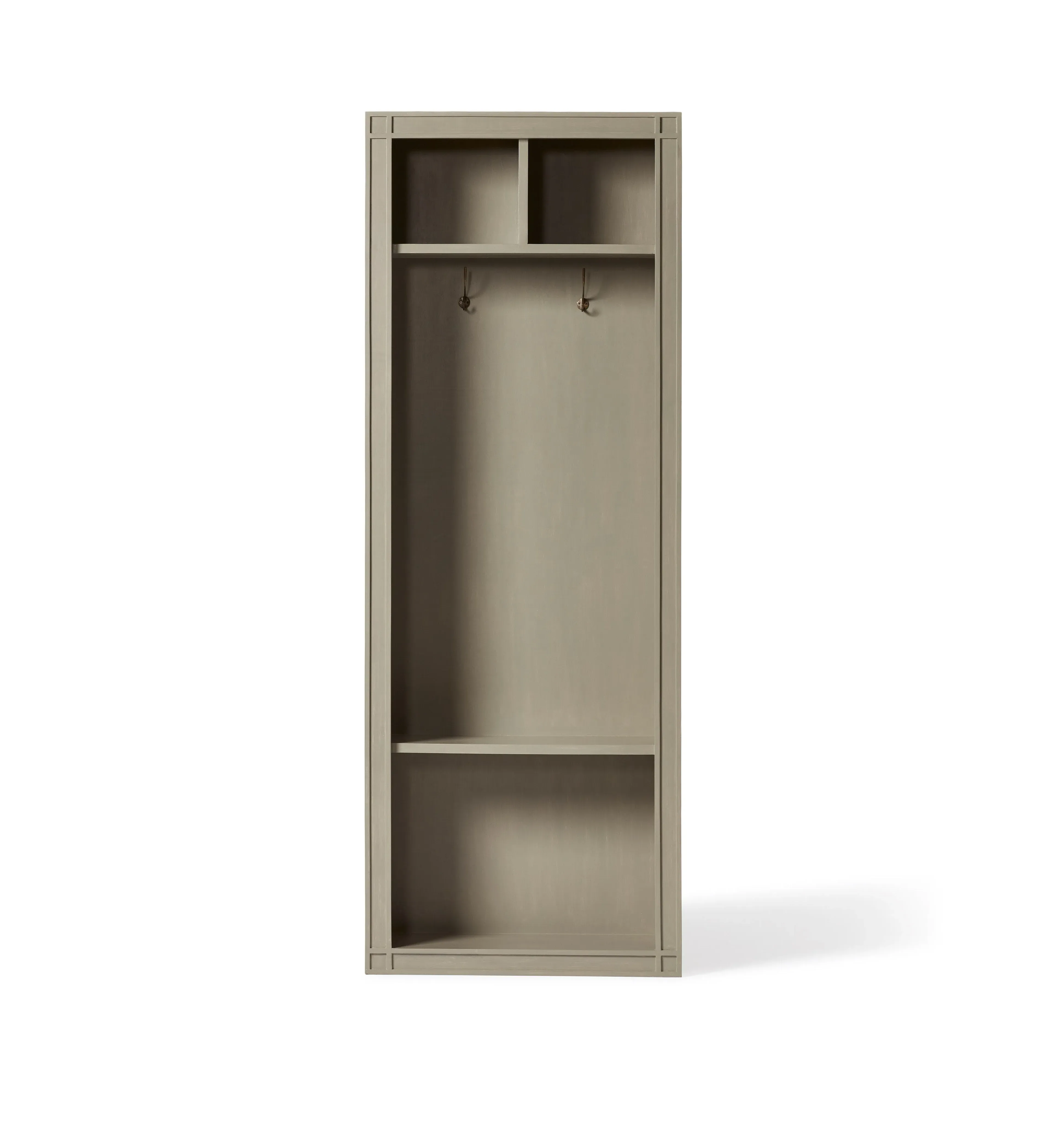 Narrow Hallway Storage Unit with Bench - Flax image