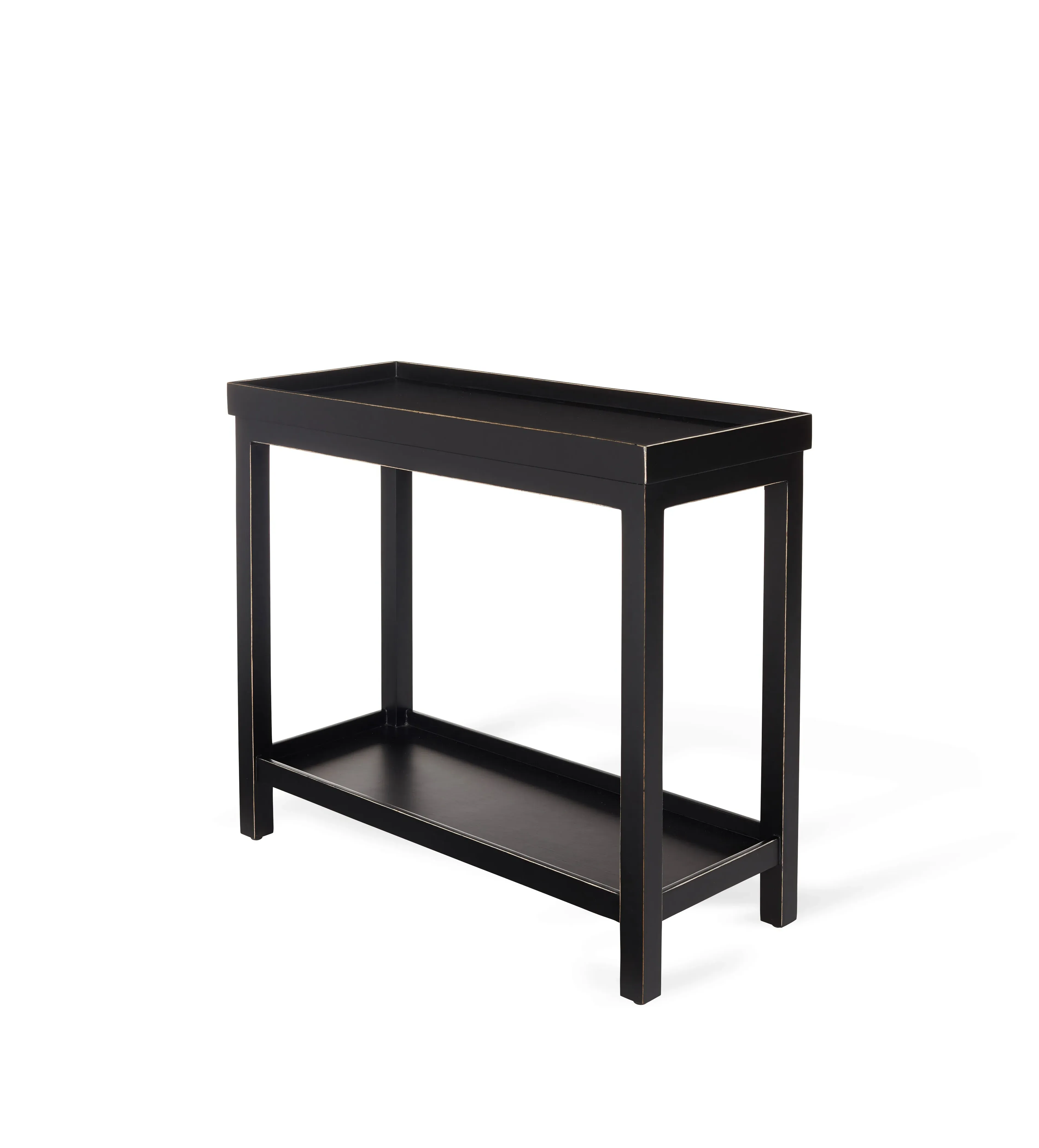 Narrow Side Table - Black