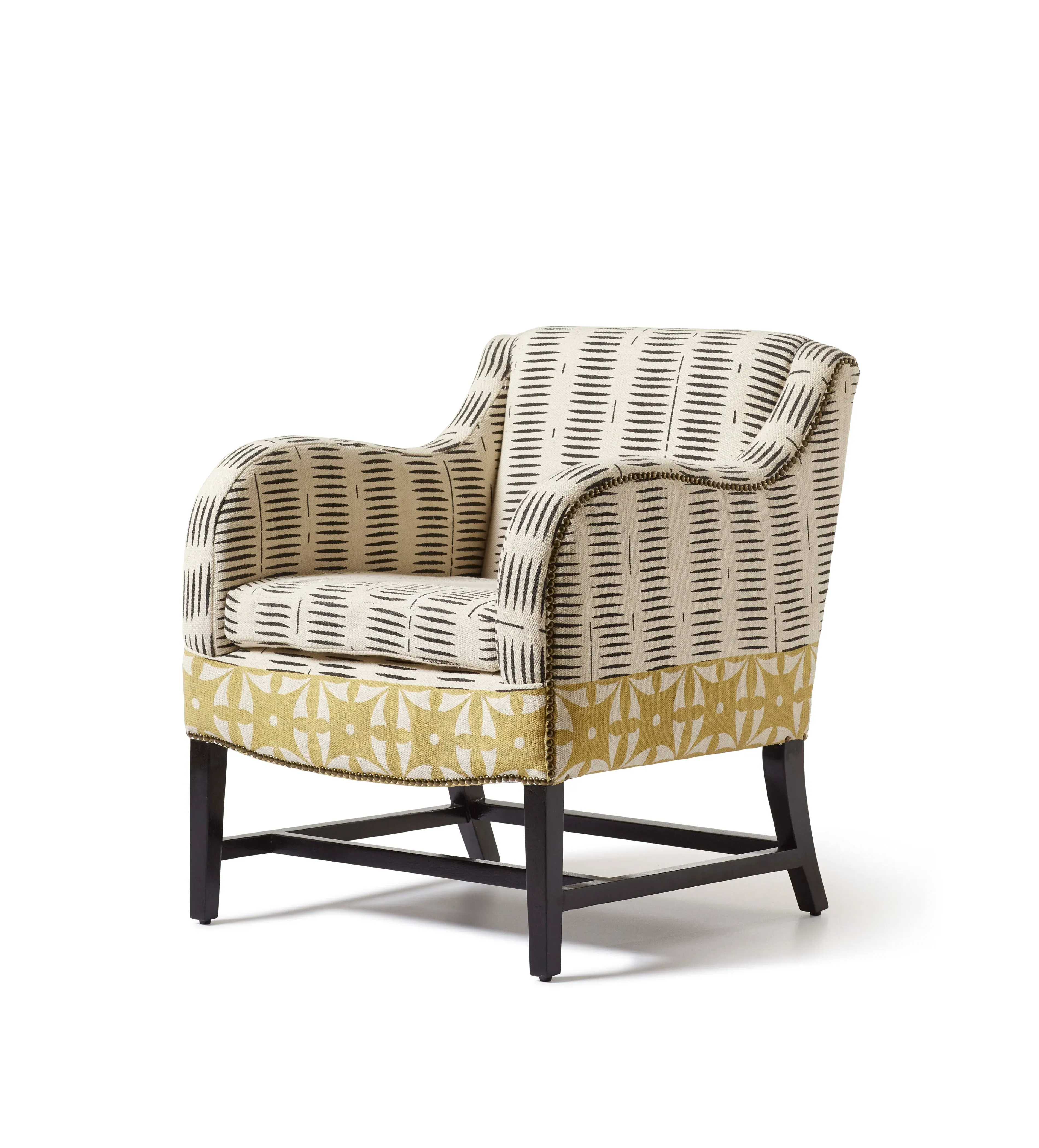 Nomeko Armchair with Curved Arms - Multi, Cotton image
