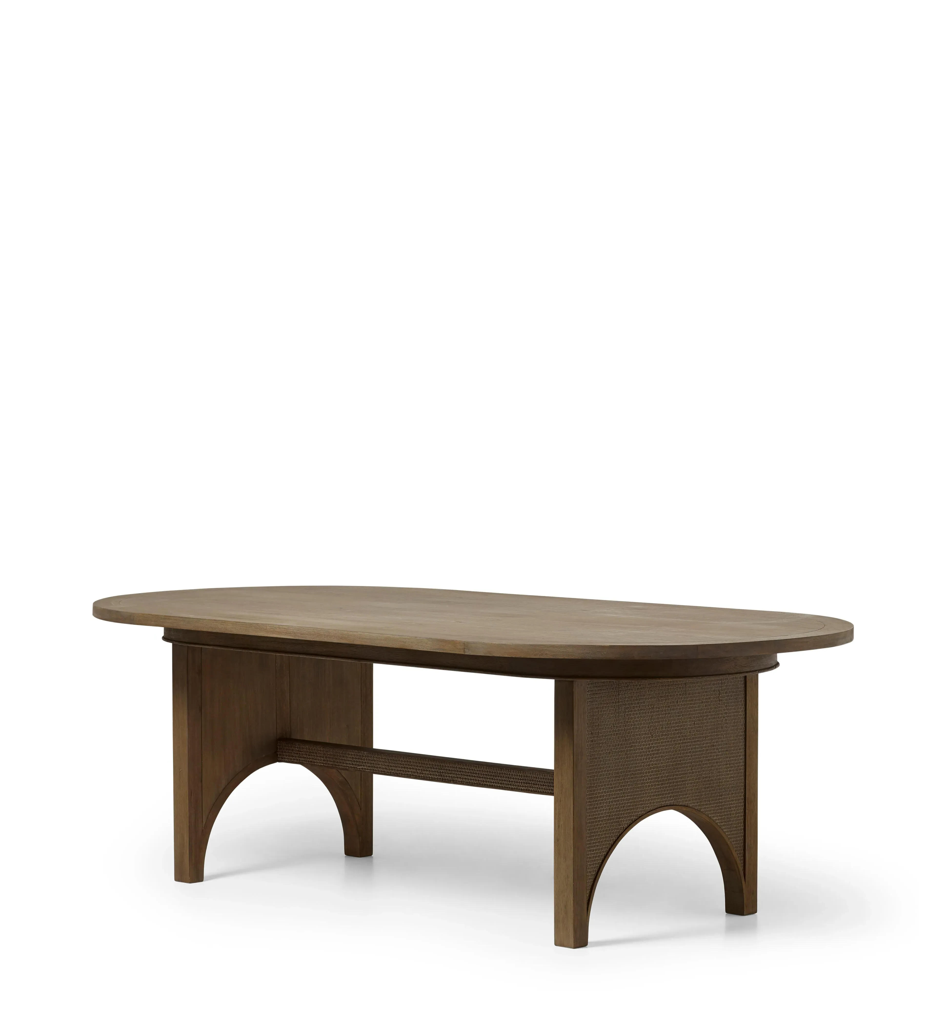 Oval Dining Table - Natural, Mindi Wood image