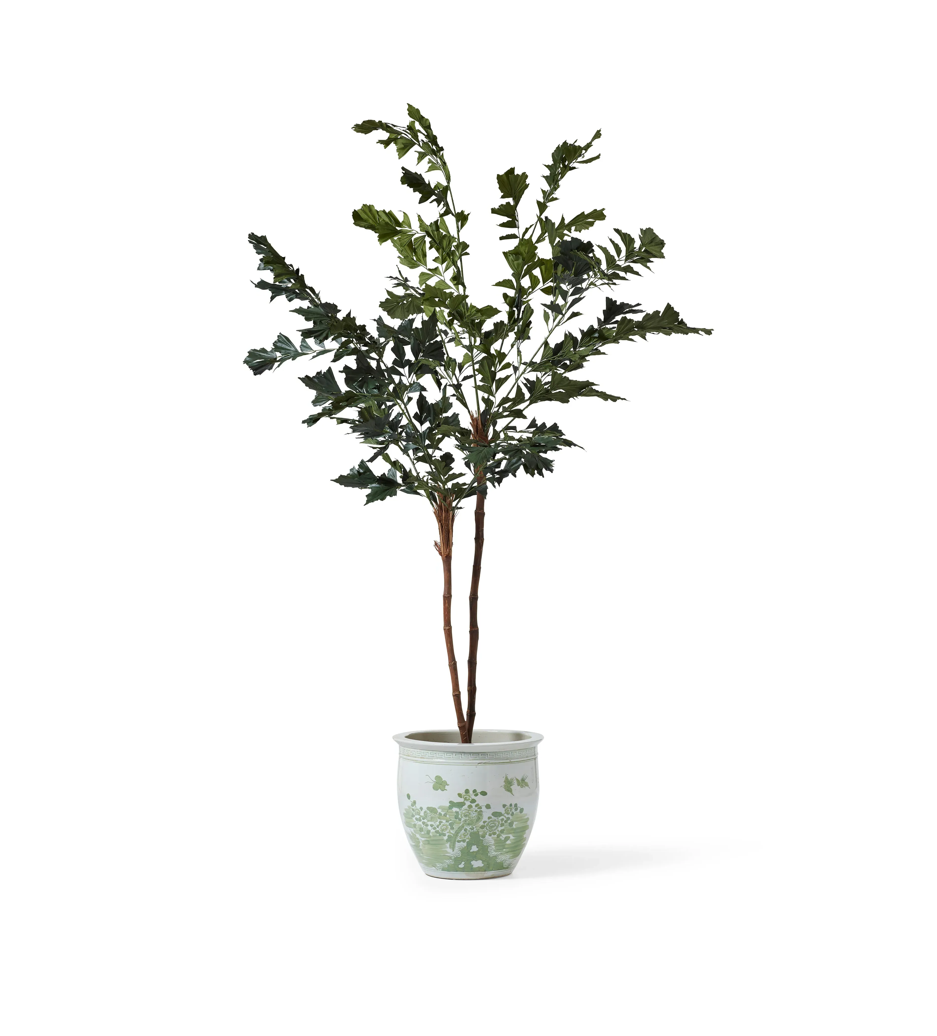 Potted Palm Tree - Green, Faux