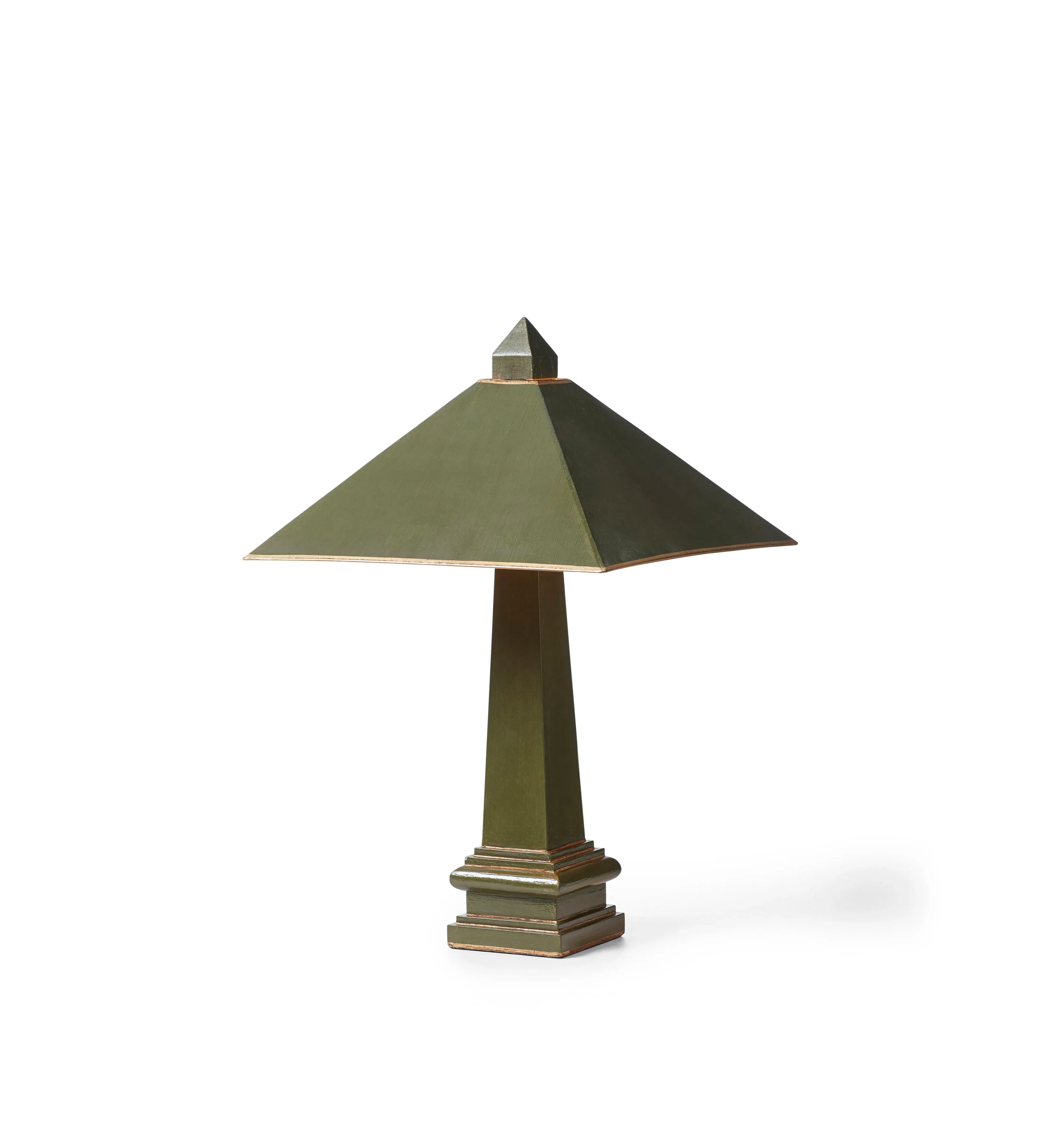 Pyramid Table Lamp - Pistachio, Mango Wood