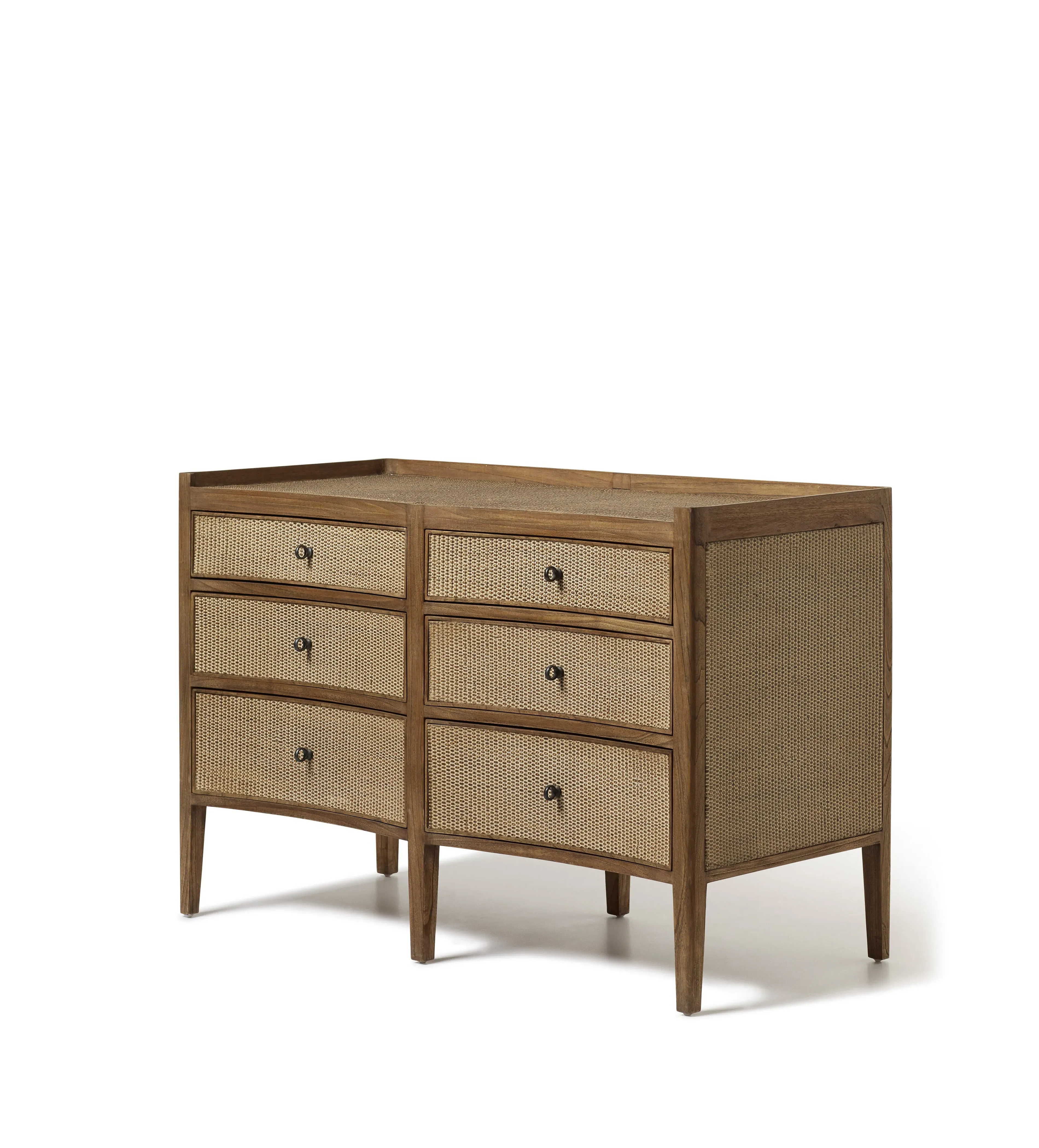 Rattan Chest of Drawers - Natural, Wood