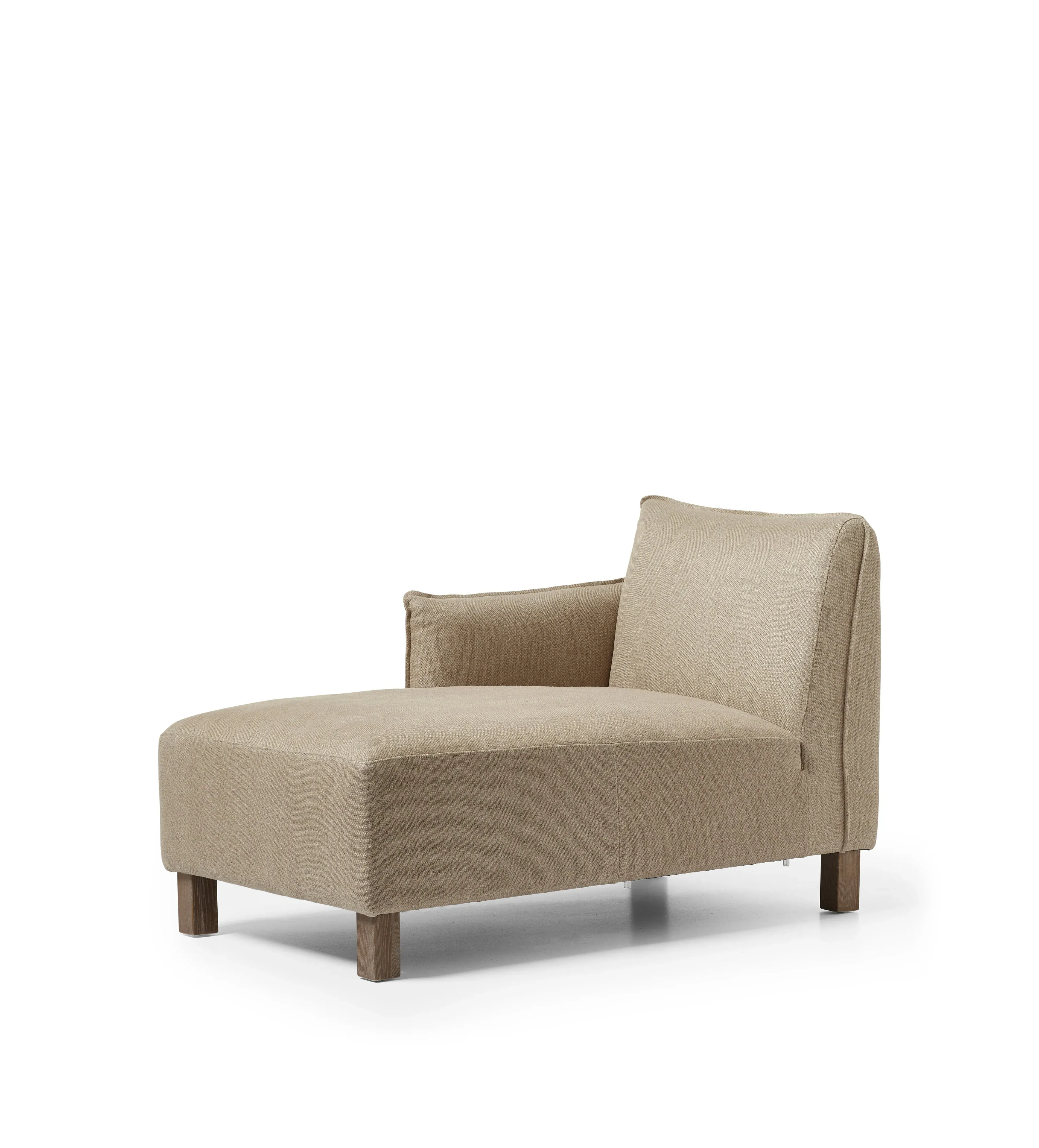 Right-Facing Modular Sofa - Wild Oats, Fabric
