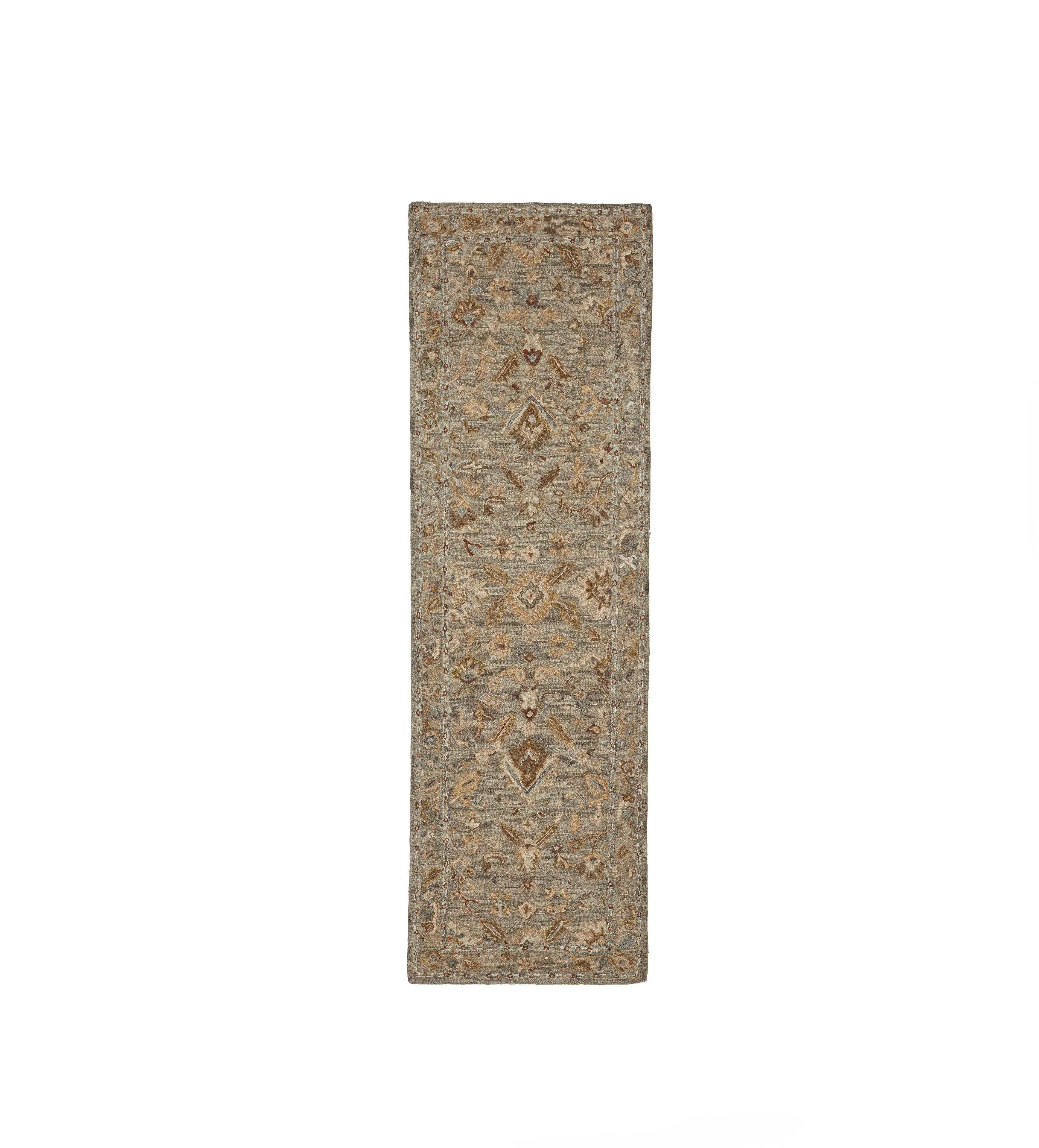 Runner Rug Hand-Tufted - Graphite, Wool image