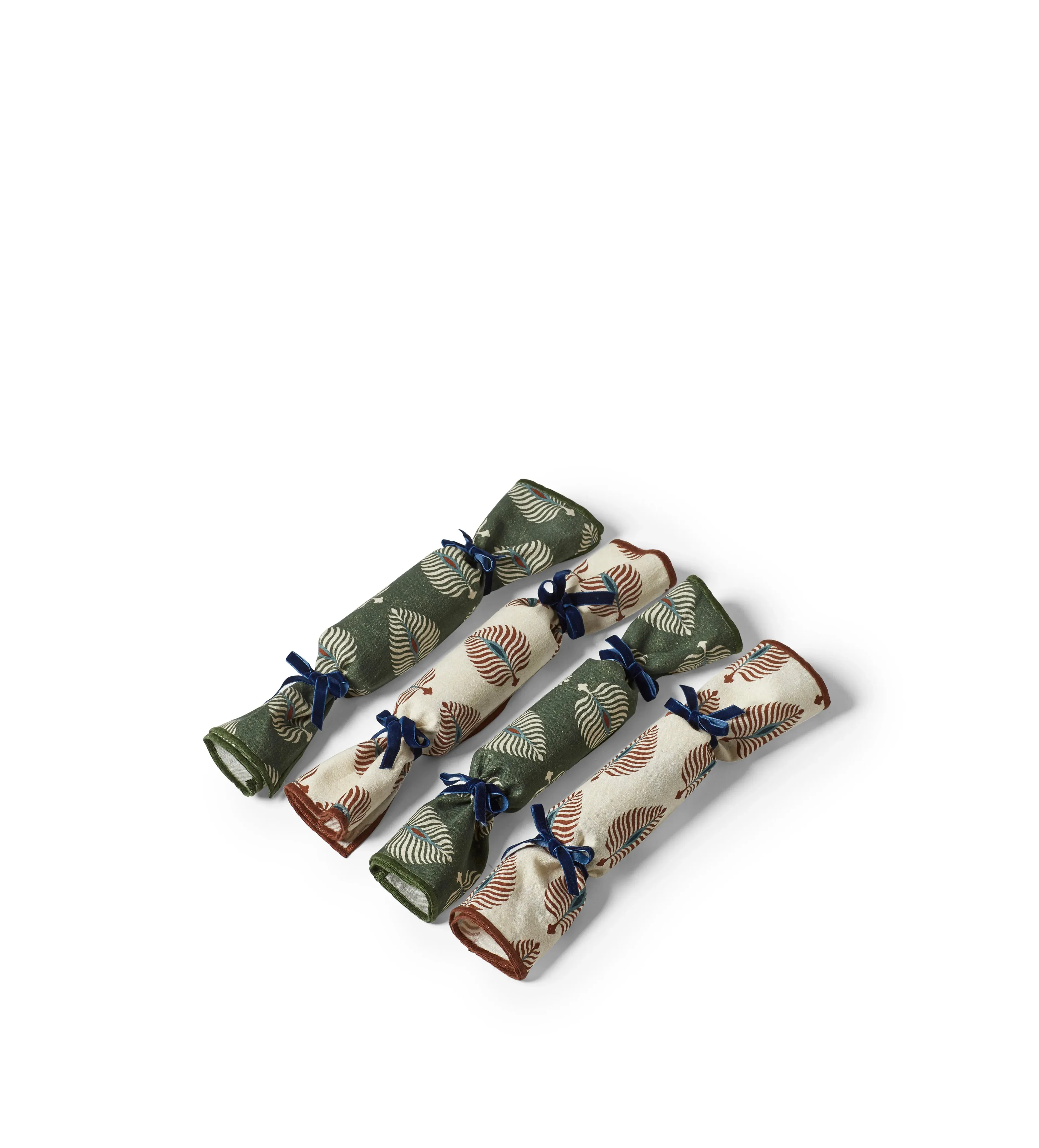 Set of 4 Napkin Crackers - Multi, Block Print image