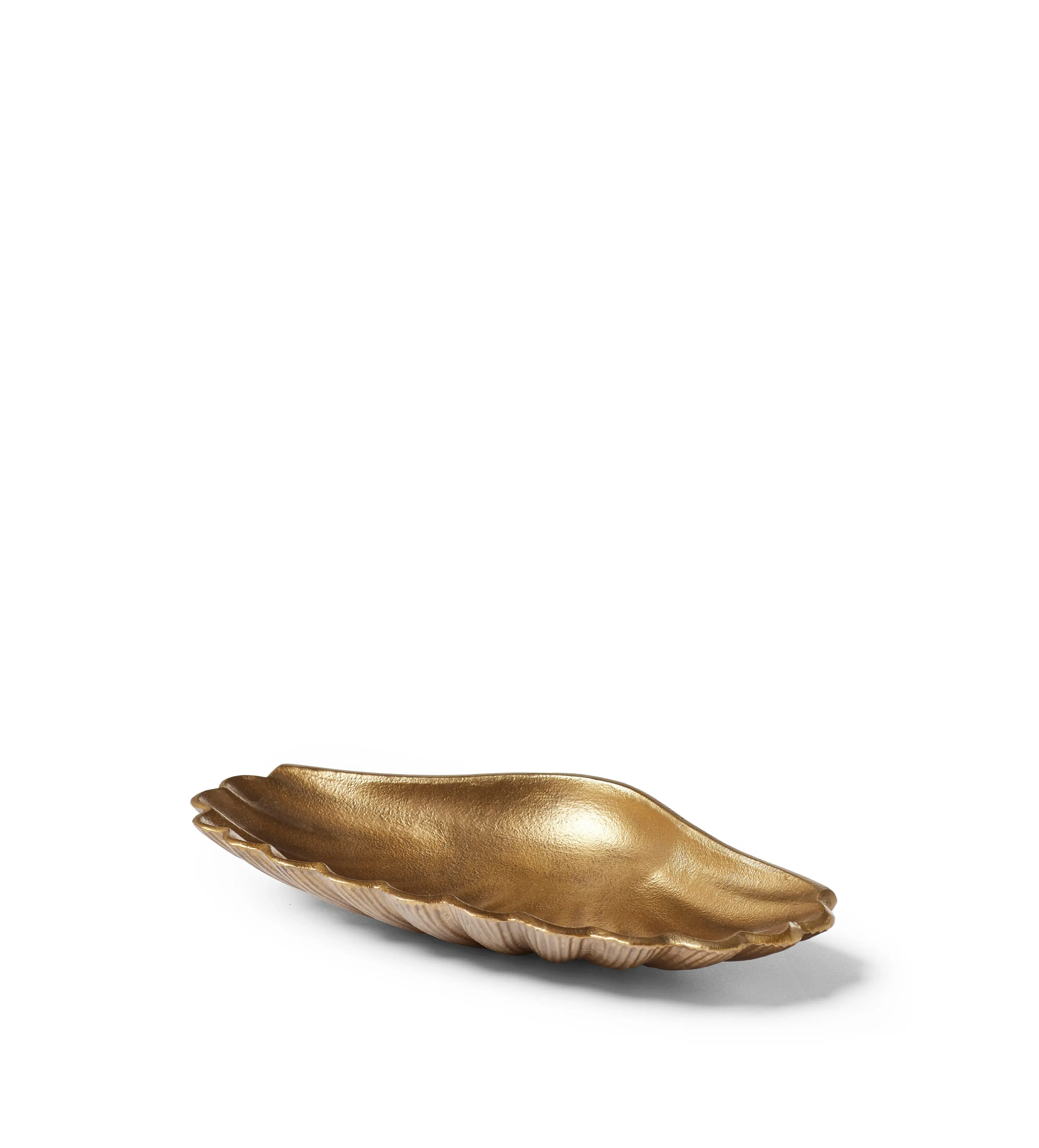 Shell-Shaped Decorative Dish - Antique Bronze image