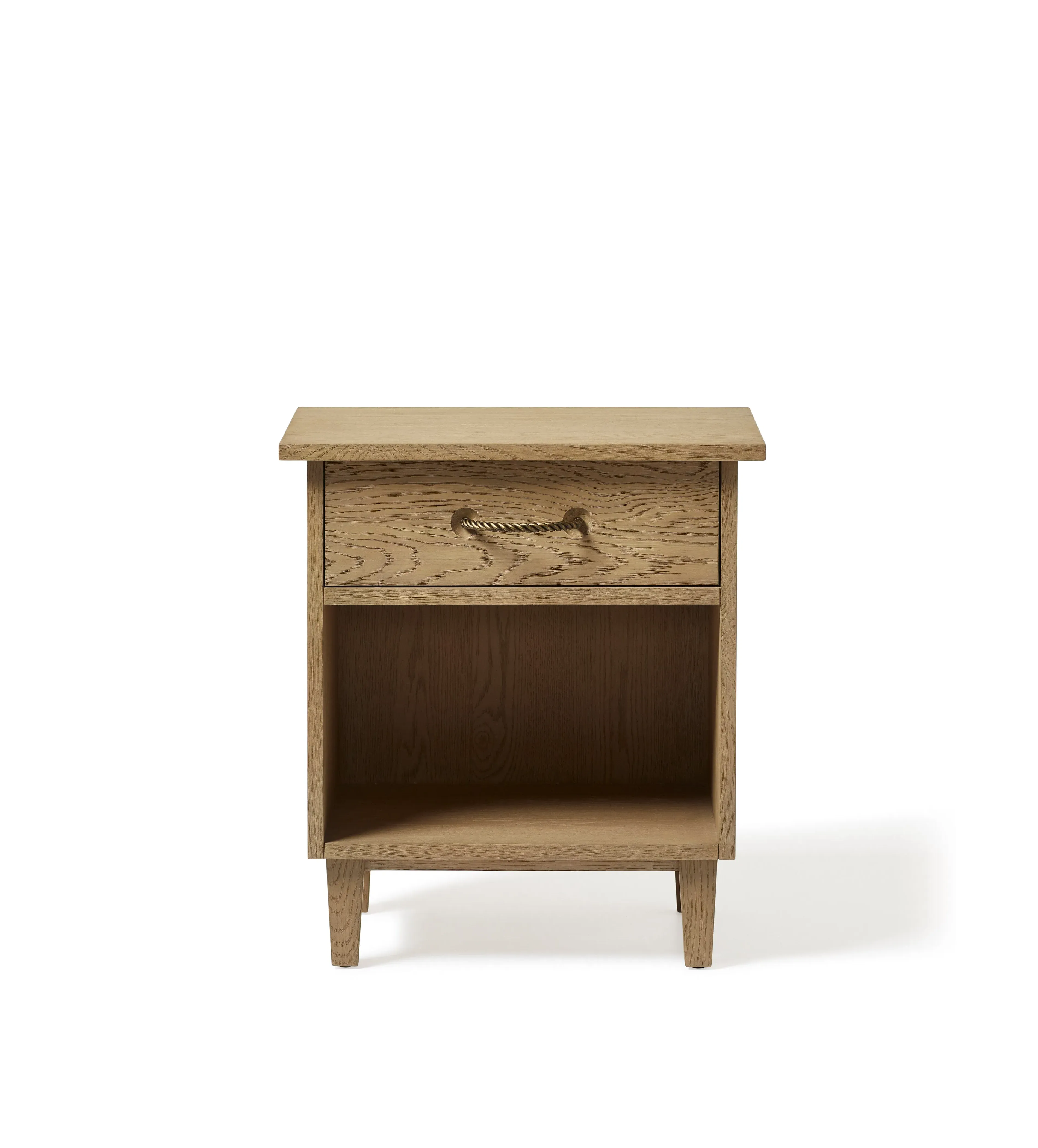 Side Table with Drawer - Weathered Oak