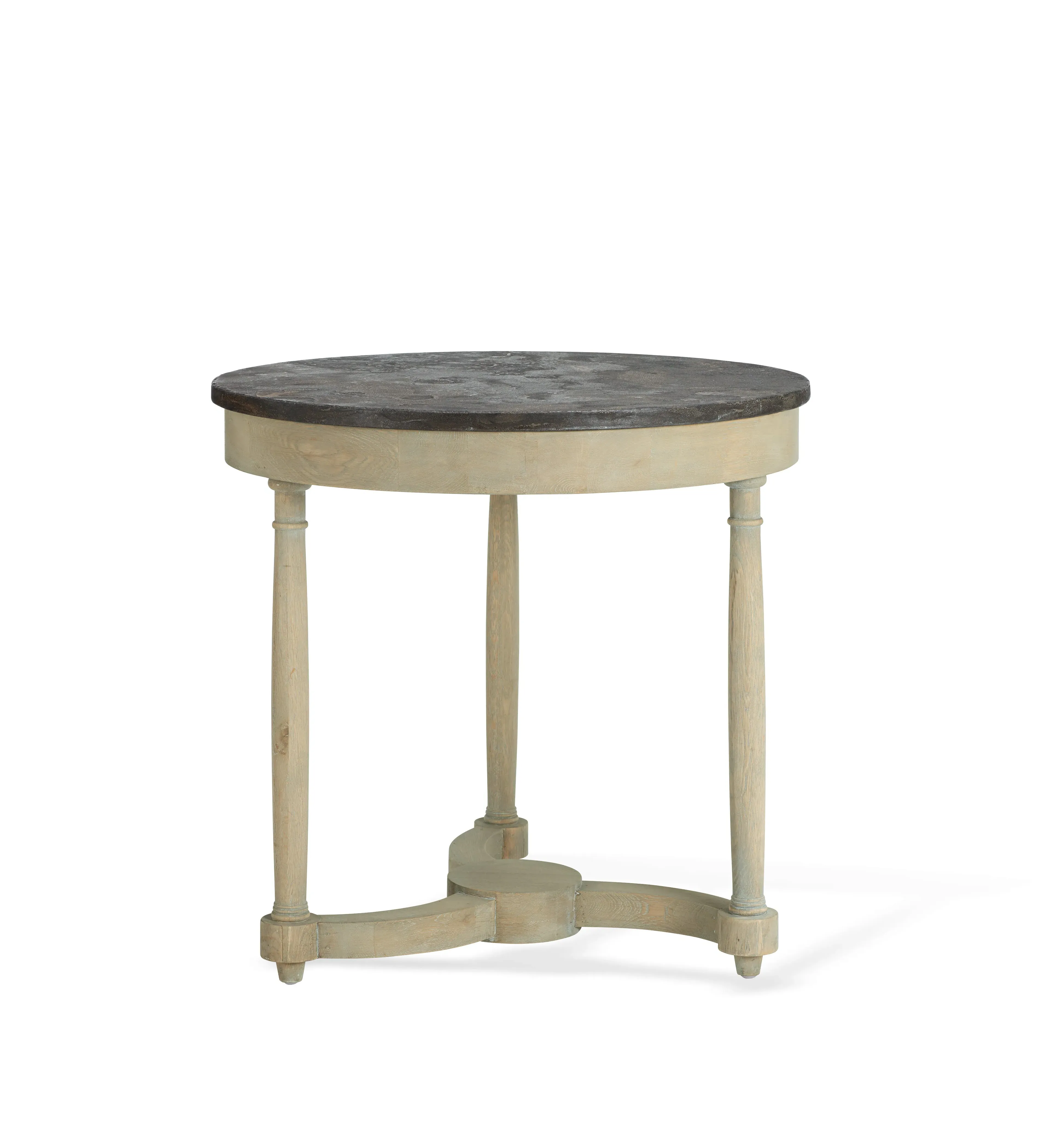 Side Table with Helix Strut - Oak, Stone image