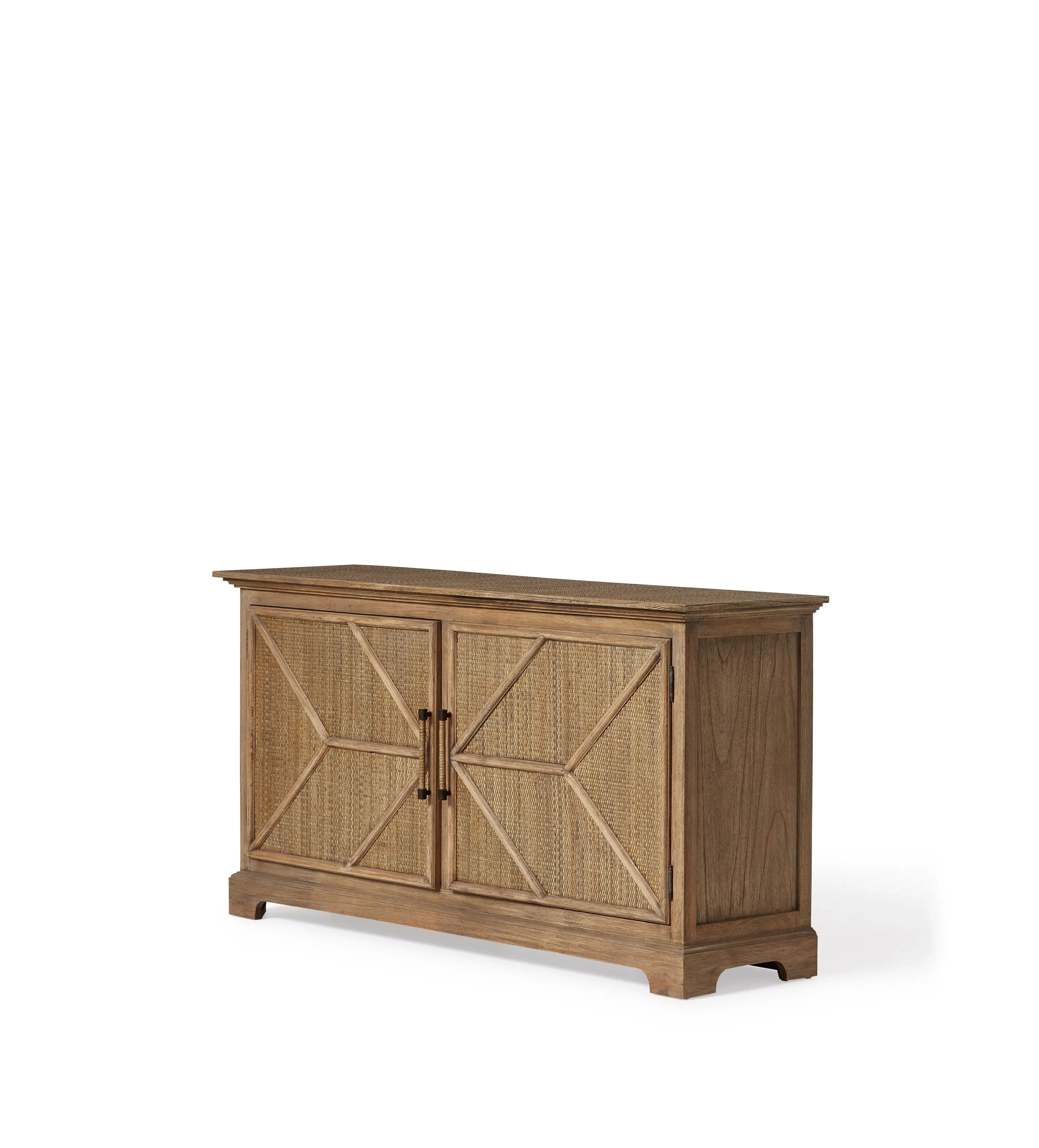 Sideboard with Wicker Doors - Natural, Bayur Wood image