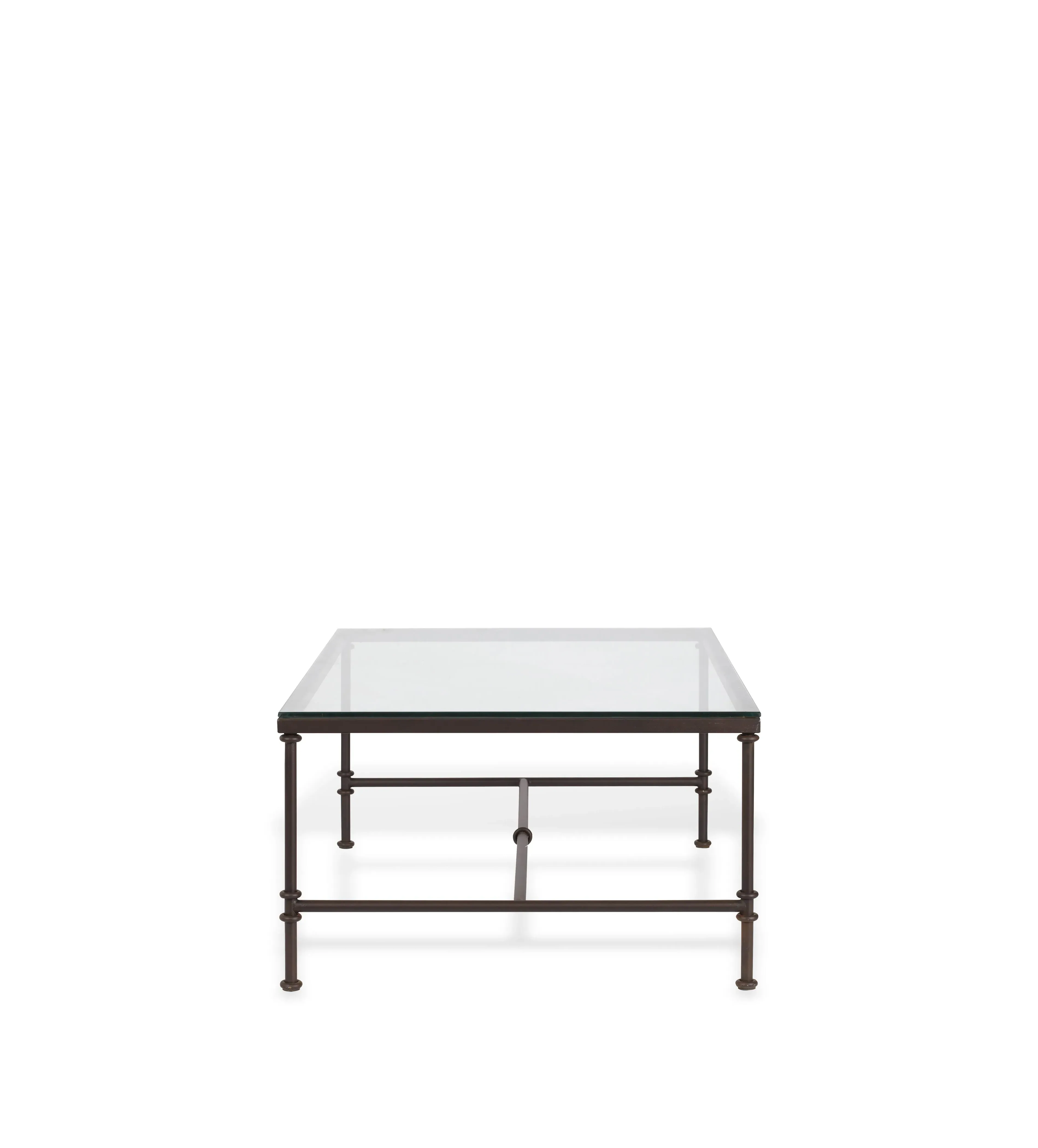 Small Coffee Table - Black, Metal & Glass image