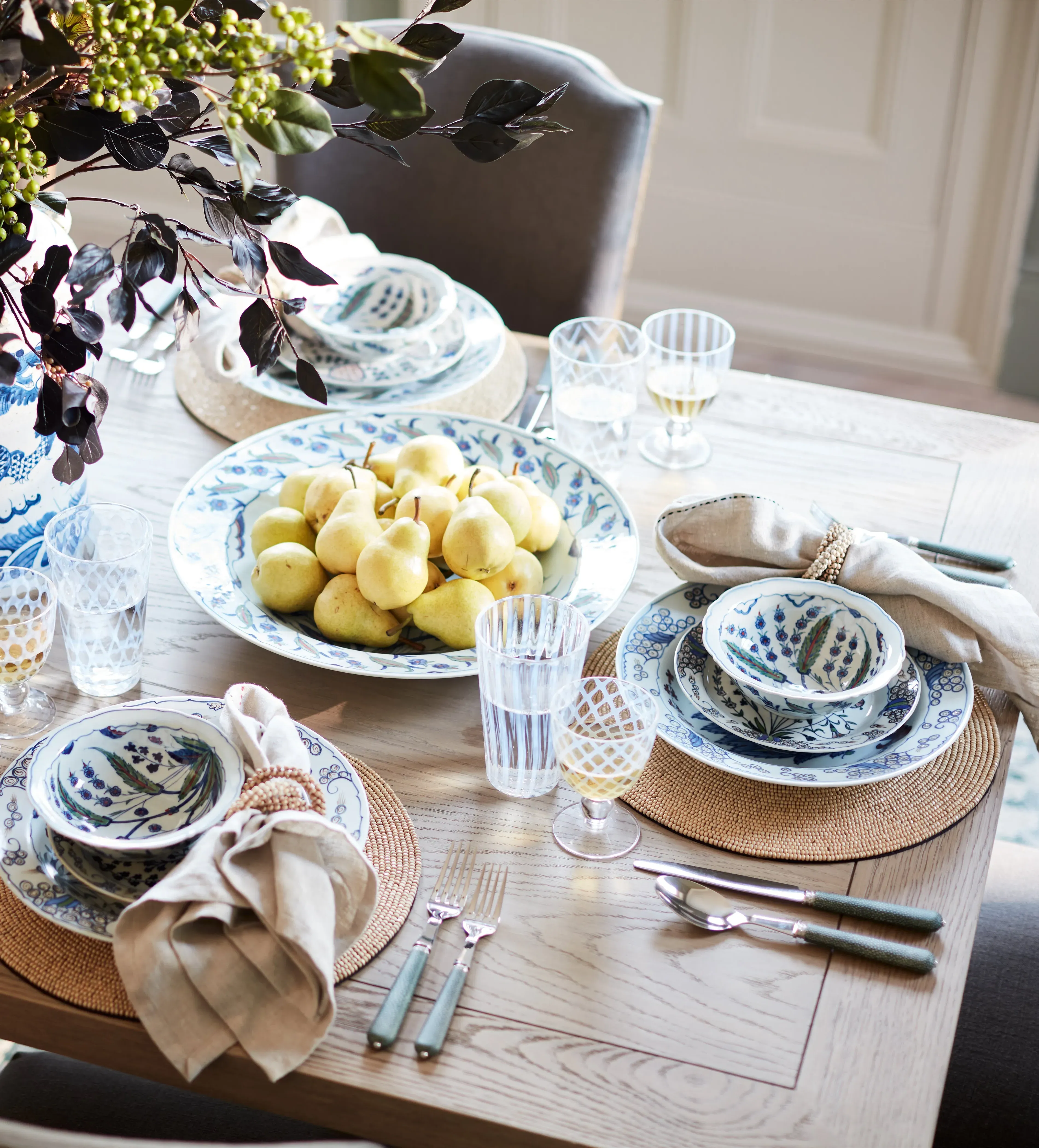 Small Rectangular Dining Table - Weathered Oak