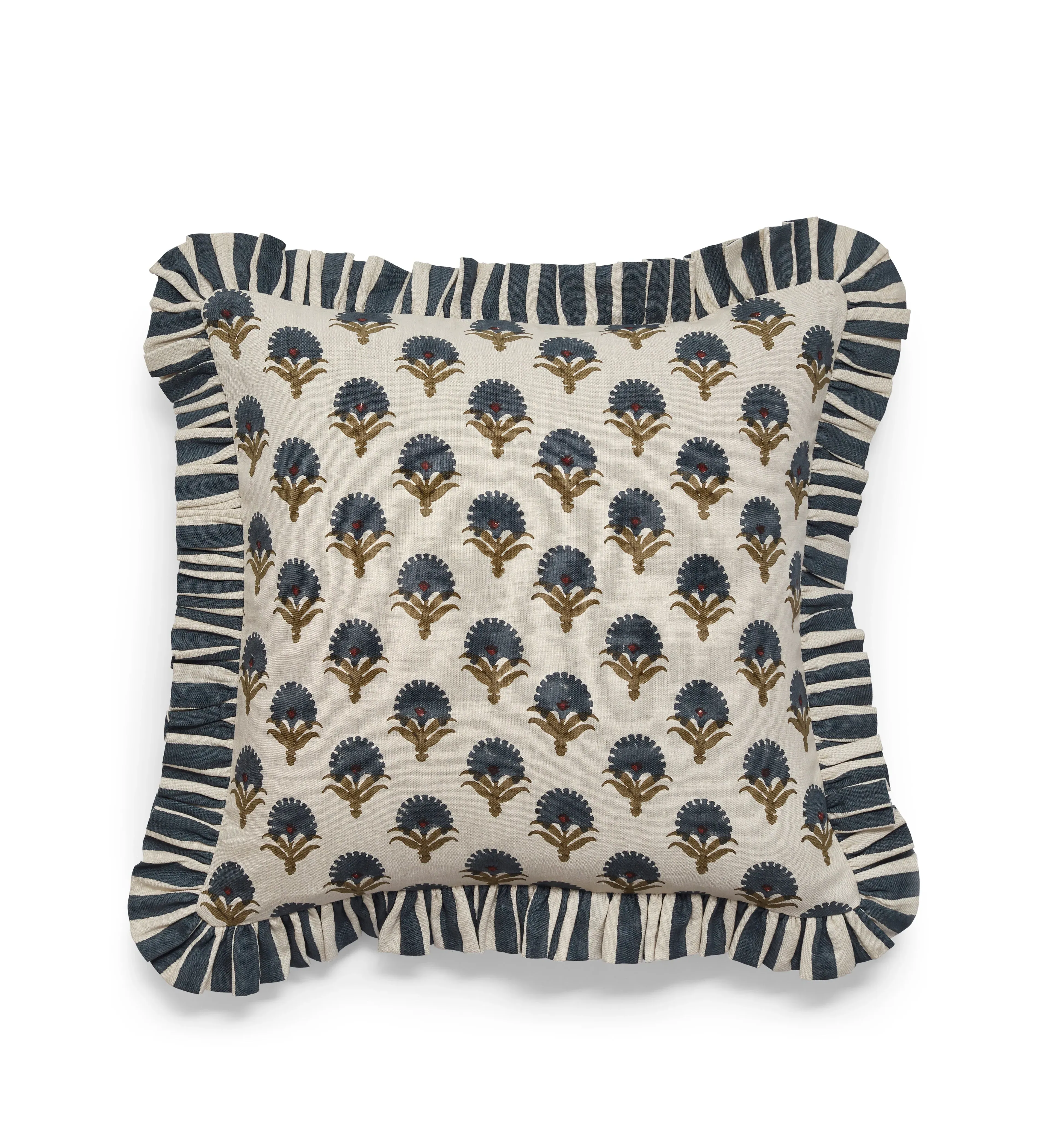 Square Cushion Cover - Air Force Blue