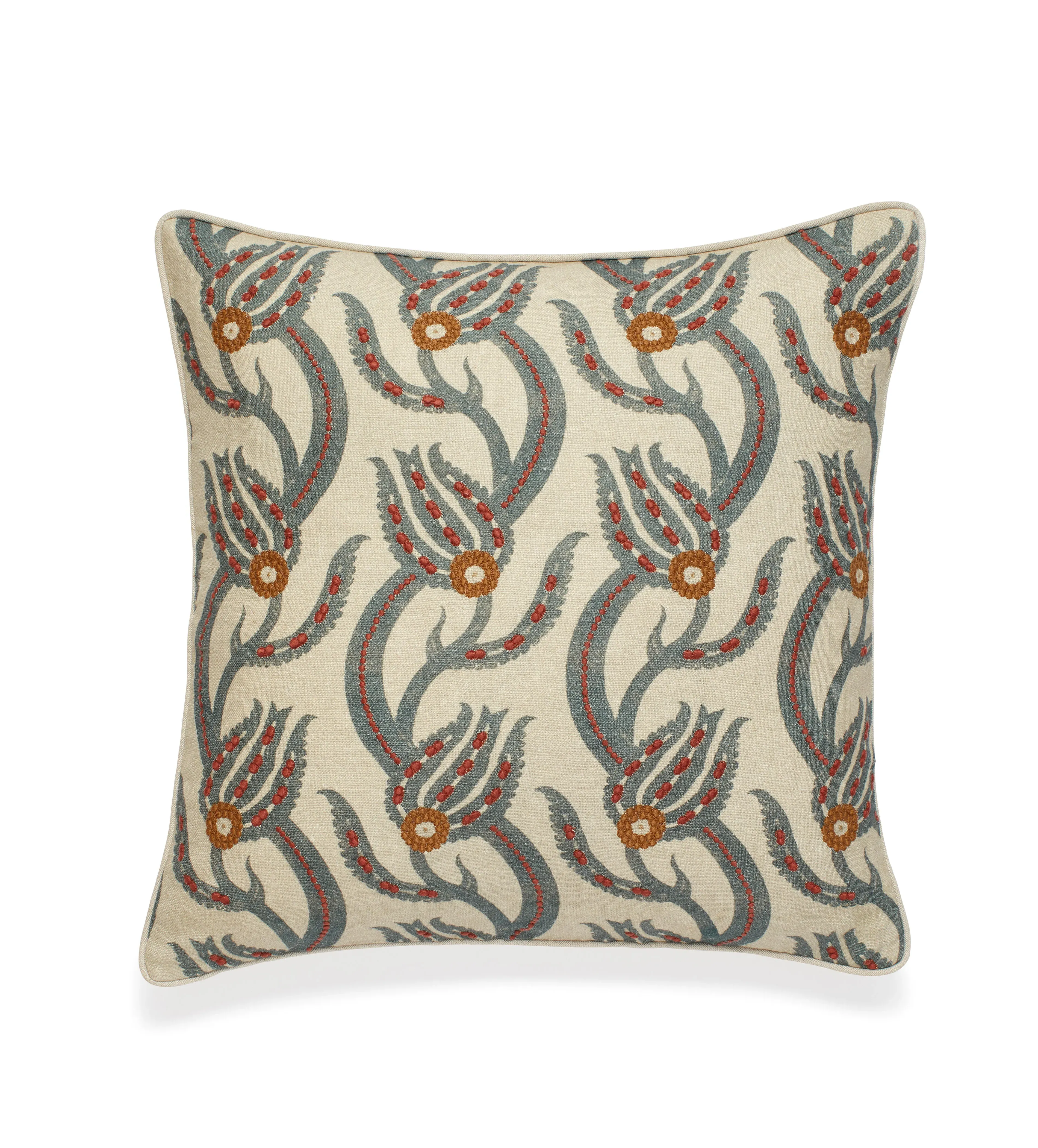 Square Cushion Cover - Air Force Blue