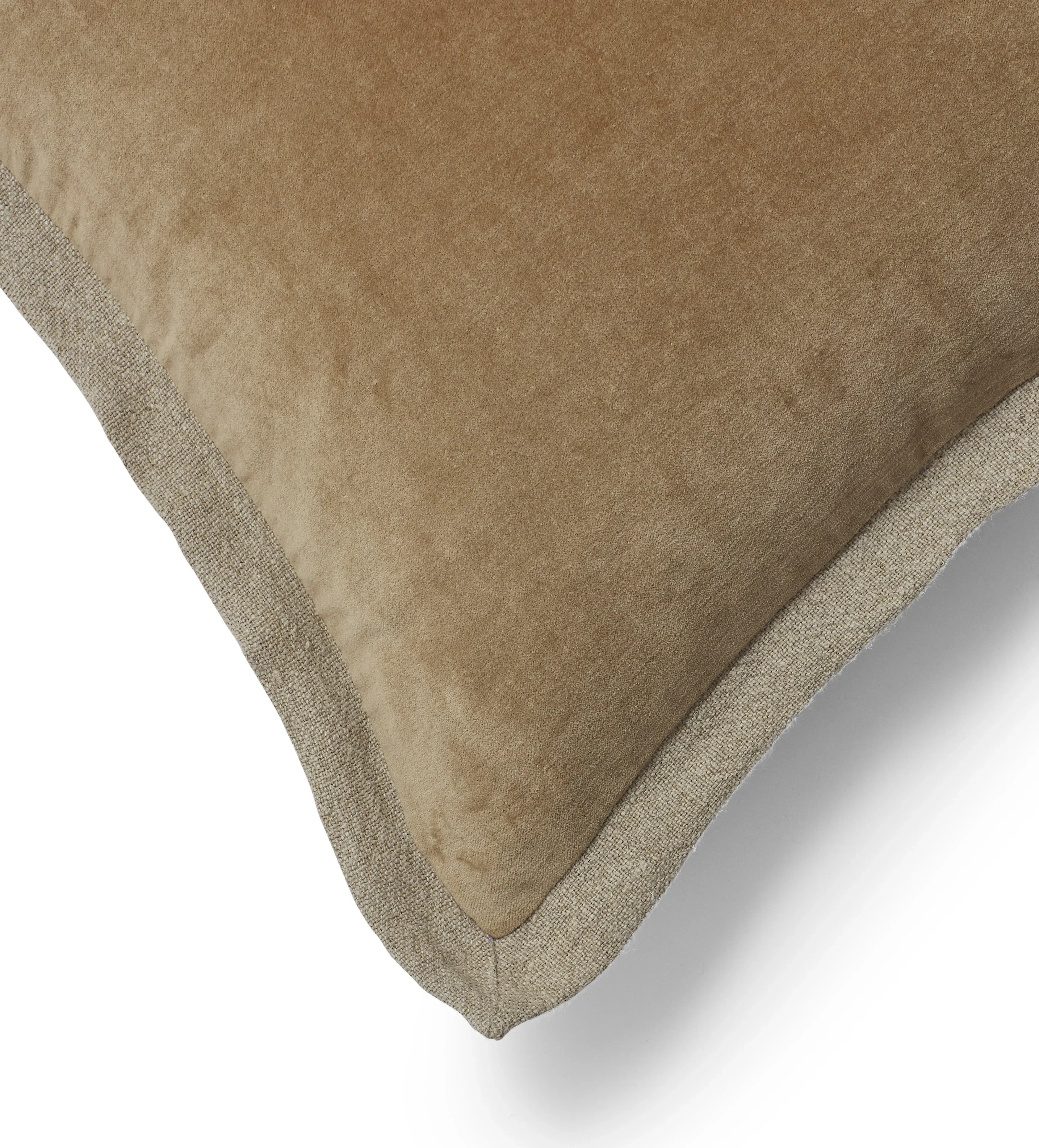 Square Cushion Cover - Cotswold Stone, Velvet