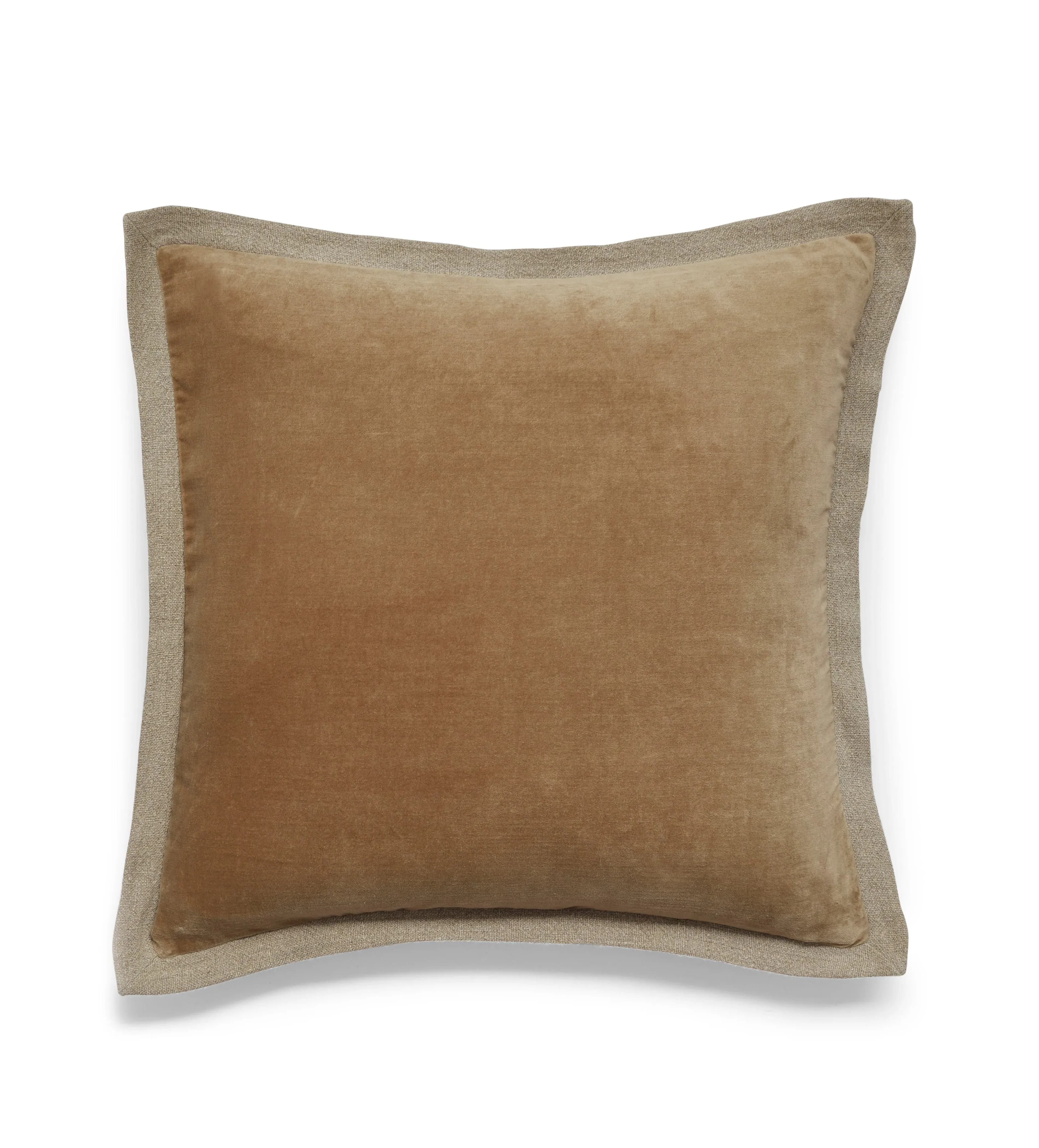Square Cushion Cover - Cotswold Stone, Velvet image