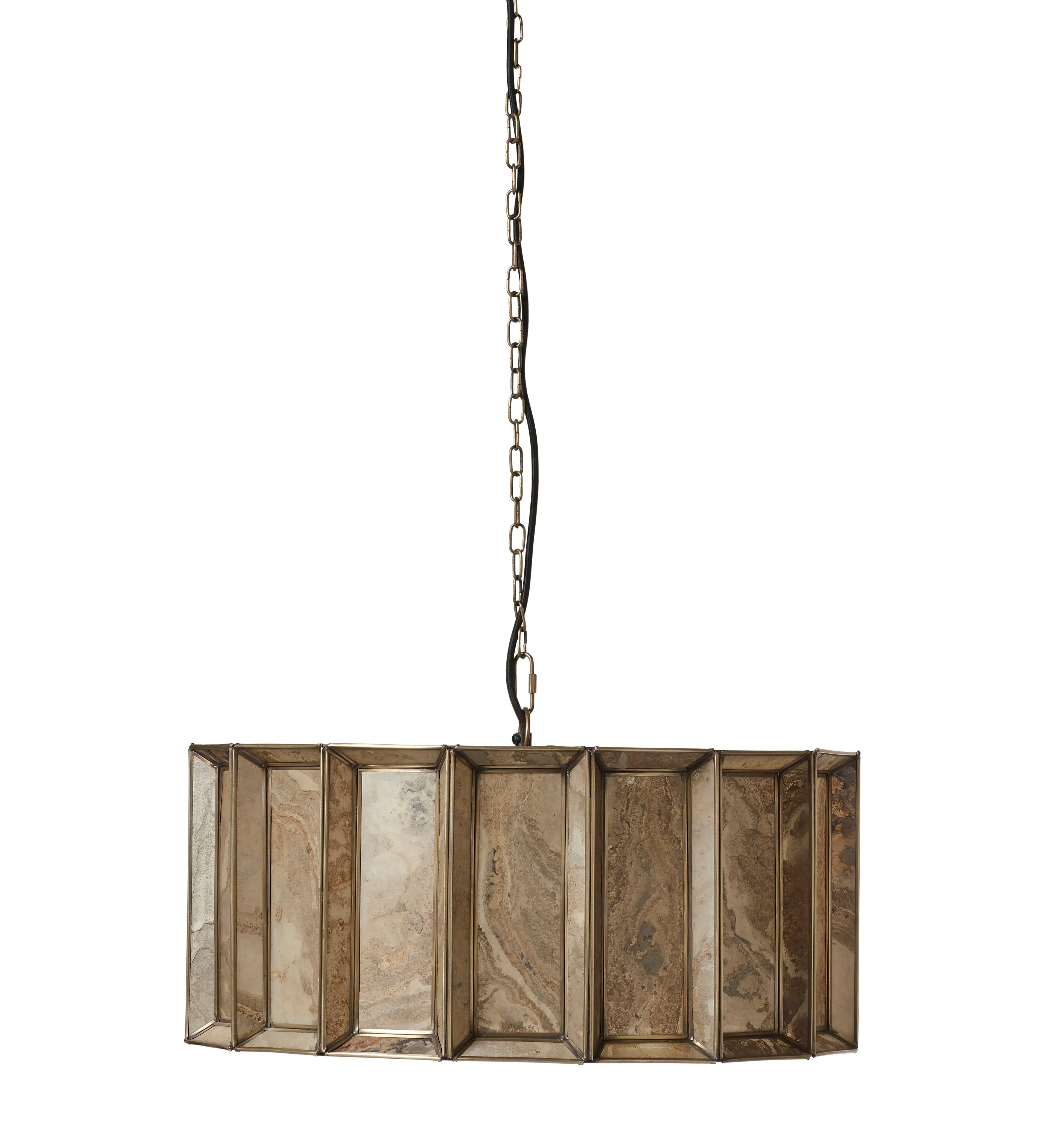 Stone Pendant Lamp - Natural, Metal image