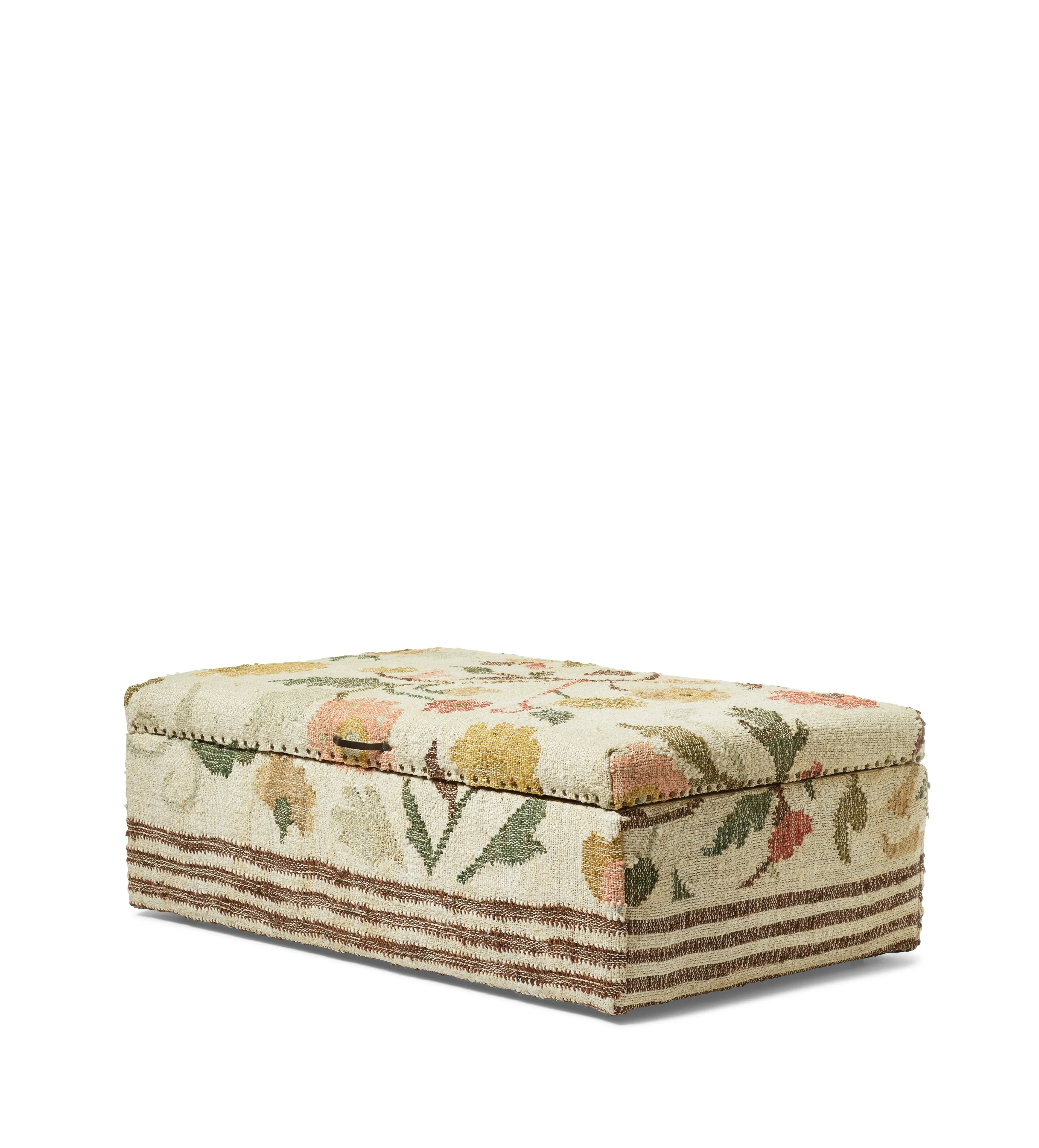 Storage Ottoman with Floral Pattern - Blossom image