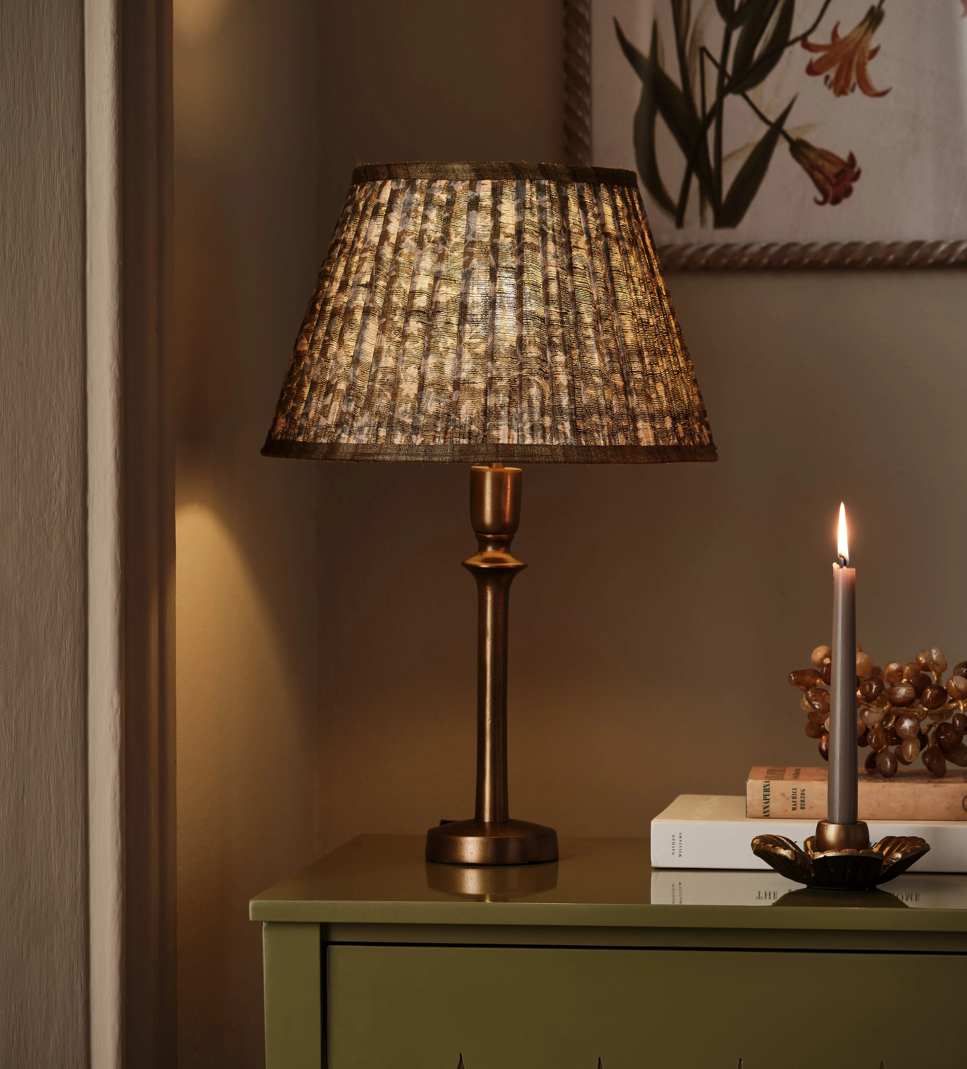 Table Lamp Base - Antique Brass