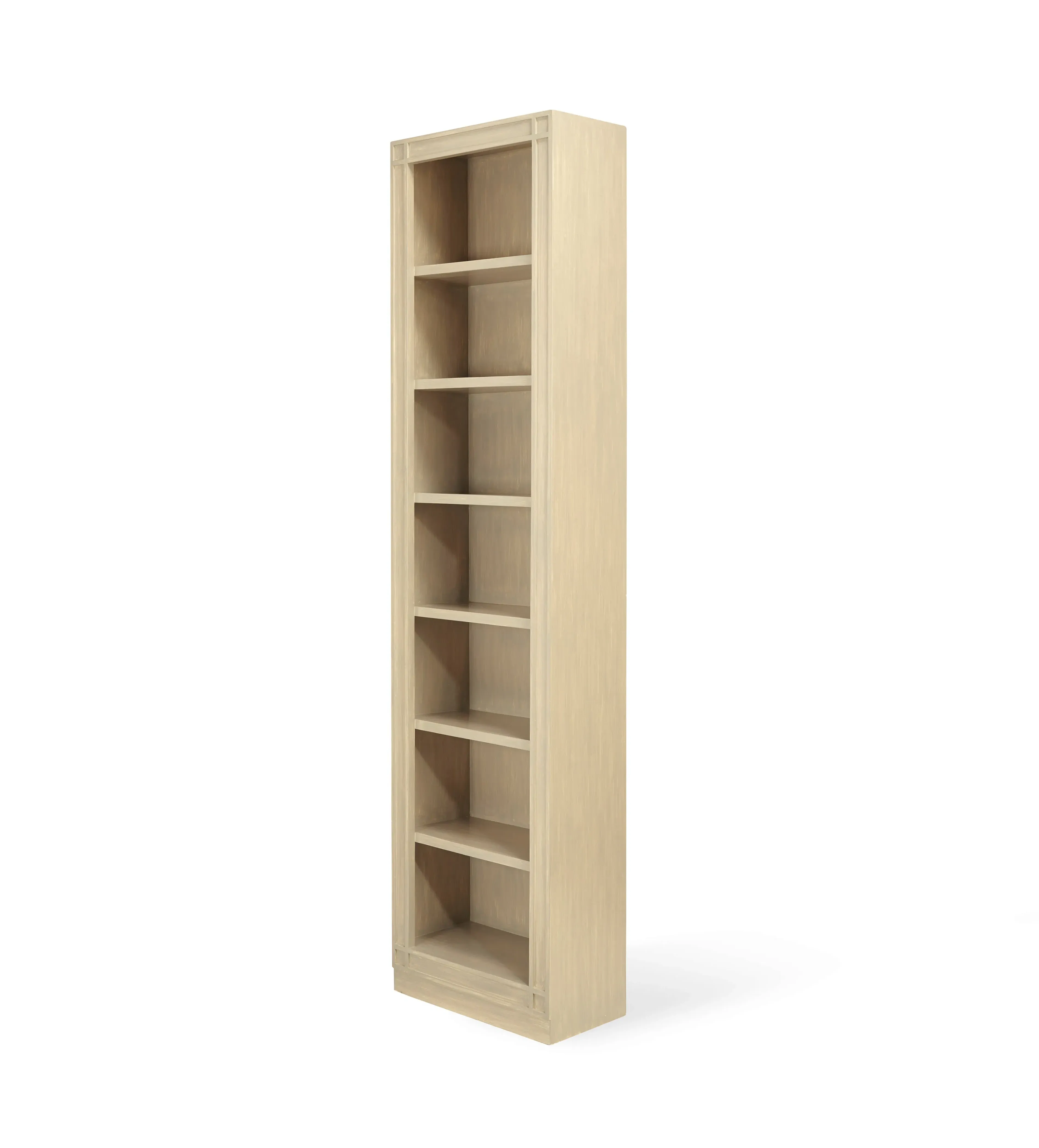 Tall Narrow Bookcase Shelves - Flax