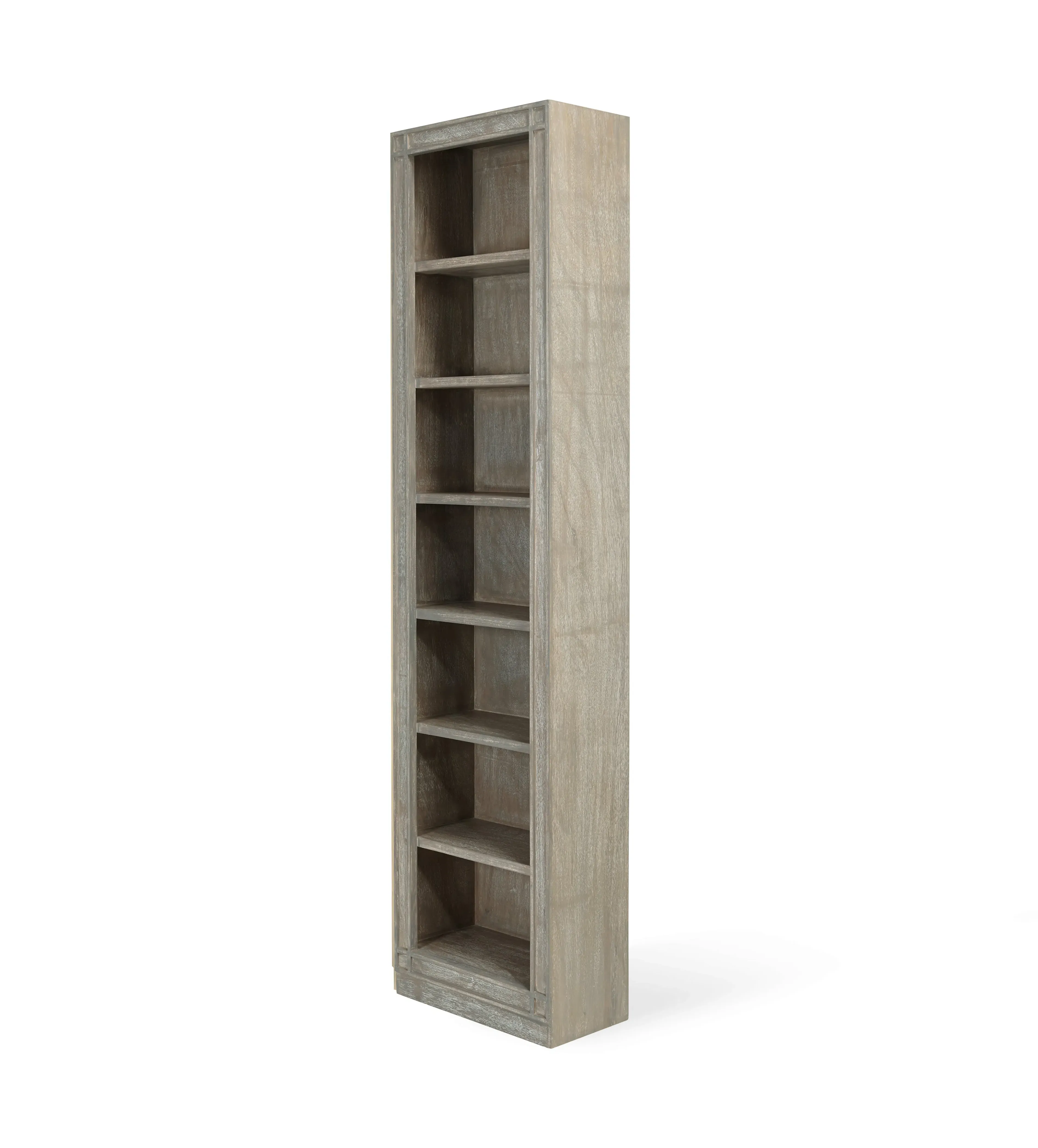 Tall Narrow Bookcase Shelves - Silver Birch